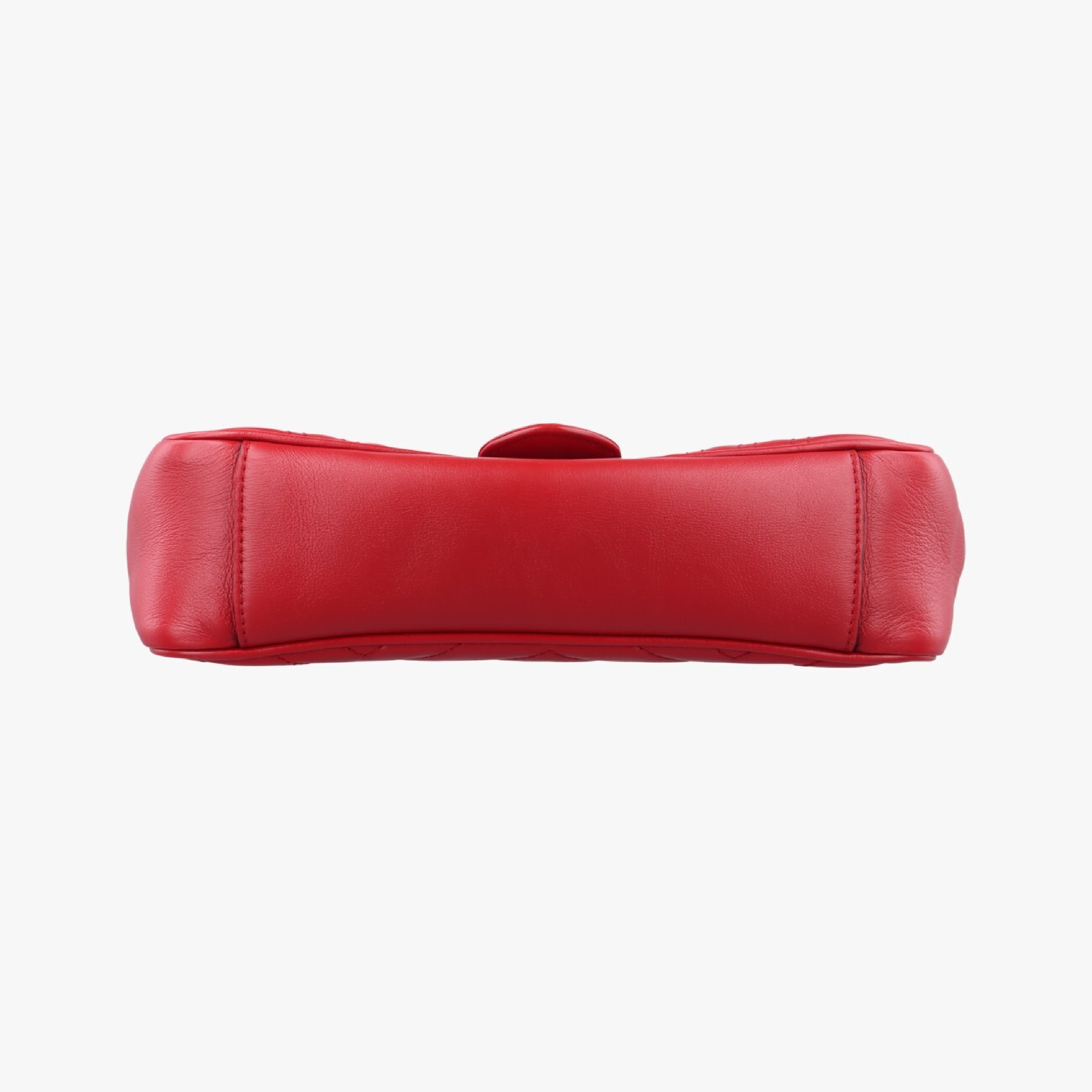 GG Marmont Red Leather Shoulder Bag 443497 E022040071 — view 3