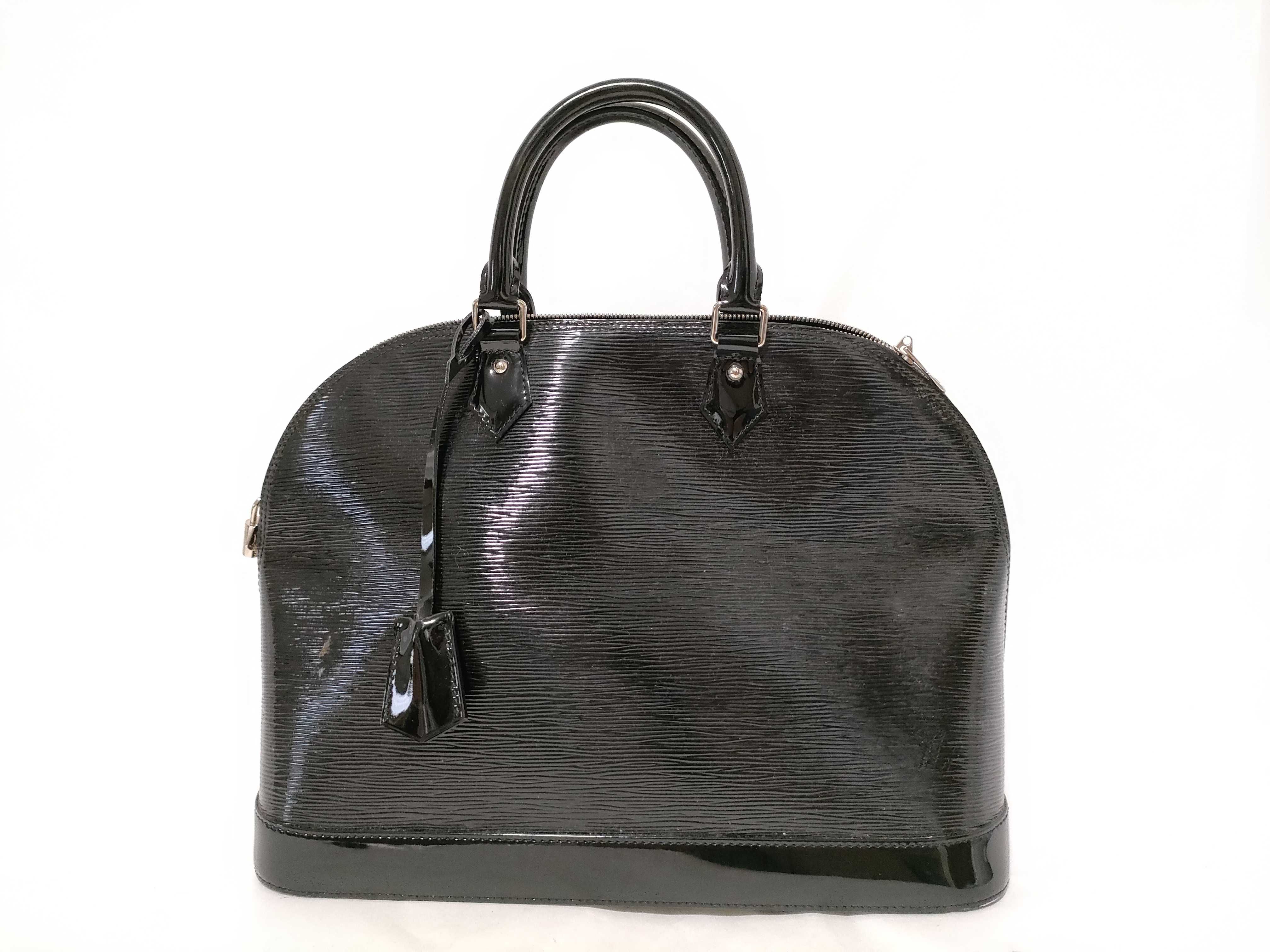 Epi Alma PM Black Handbag