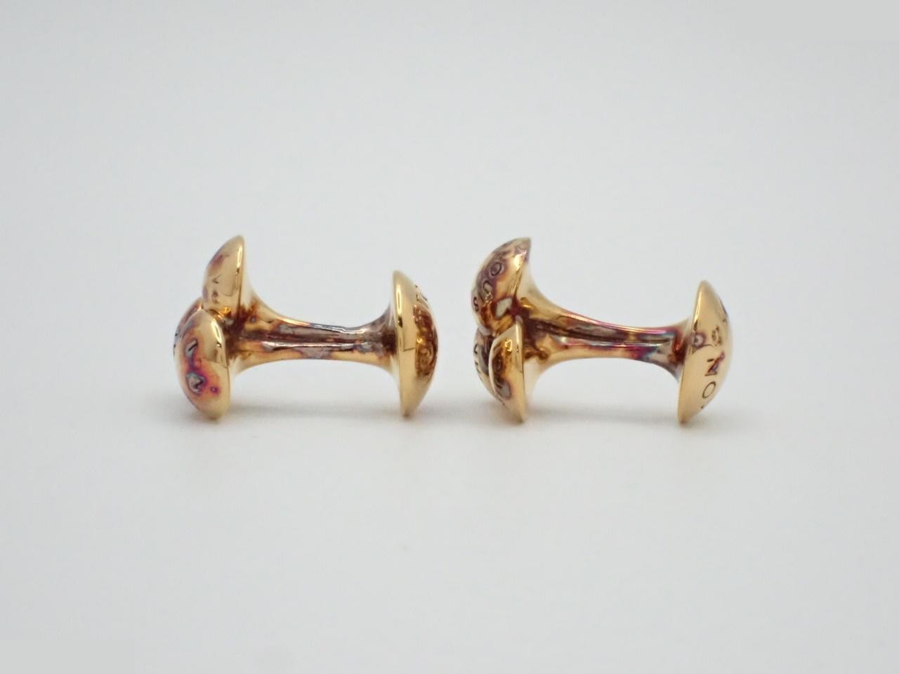 Cufflinks, bouton de manchettes, bouquet de crou. — view 3