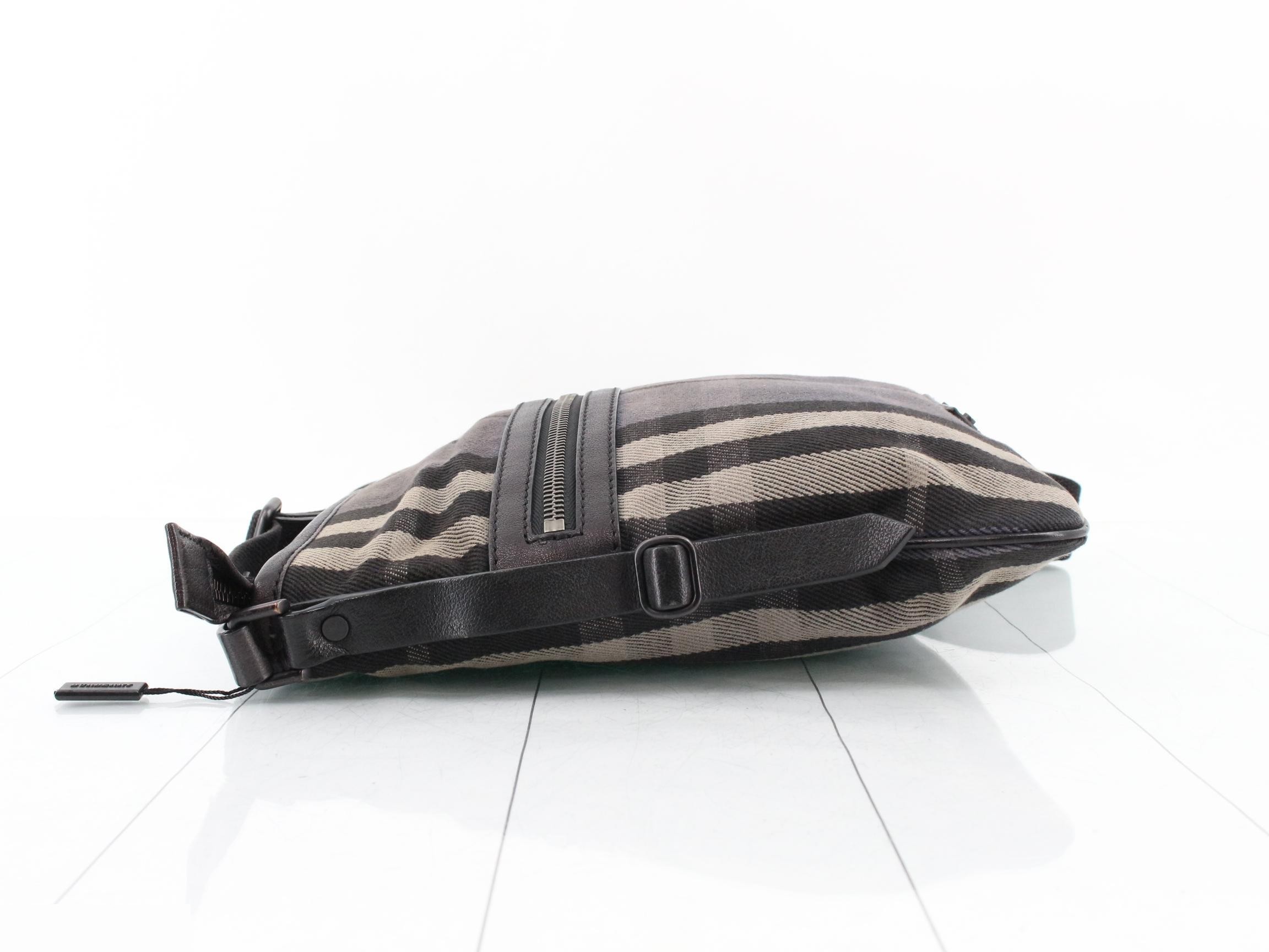 Nova Check Canvas Shoulder Bag — view 4