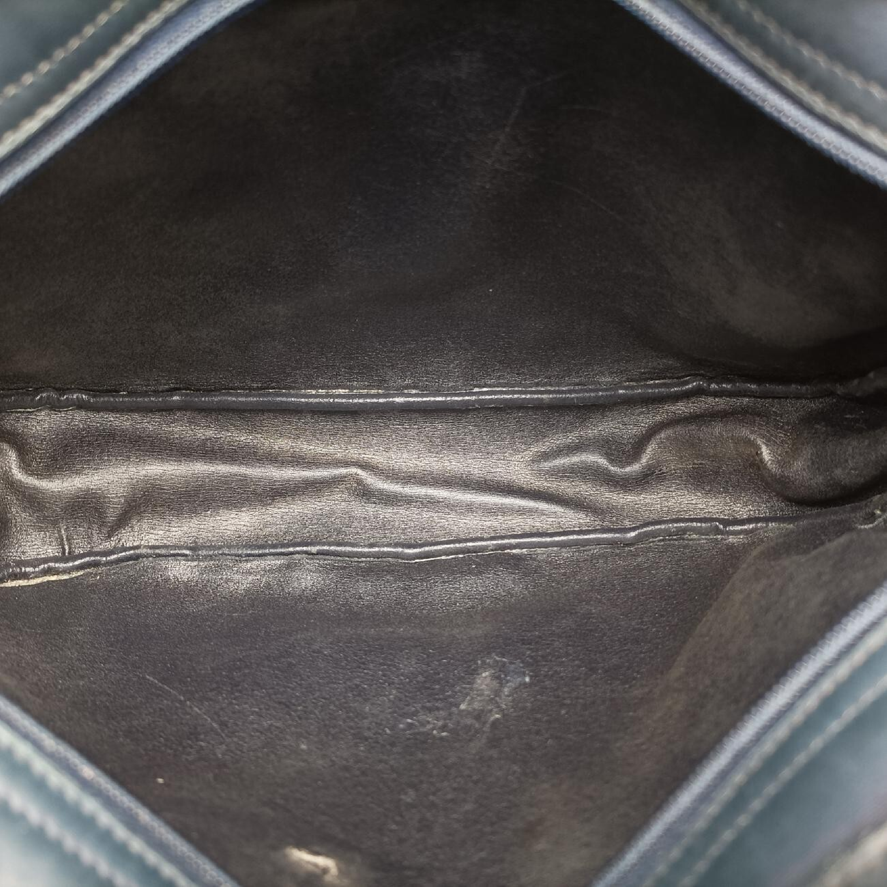 Trotter Navy Jacquard Canvas x Leather Shoulder Bag — view 6