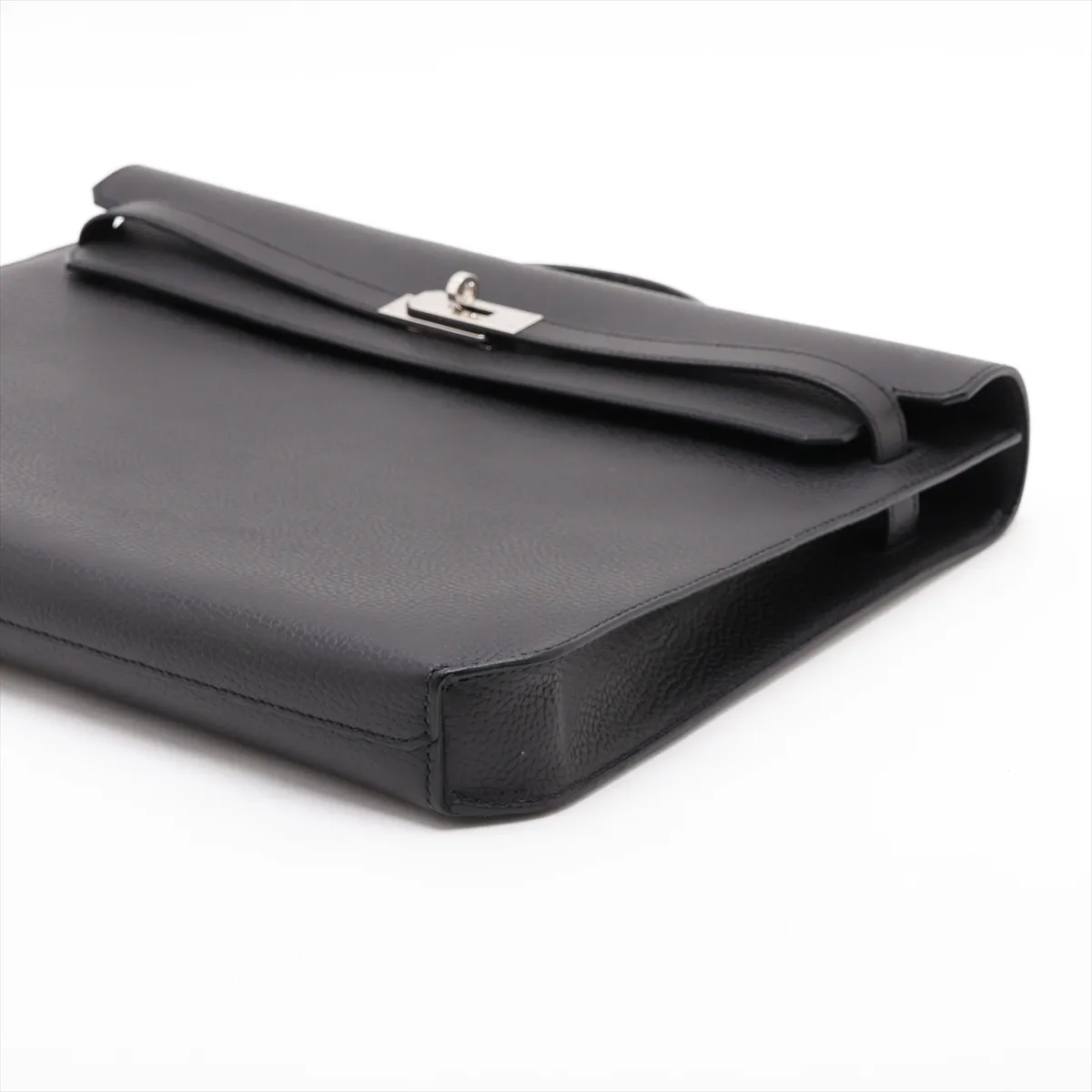 [Individually packaged] Hermes Kelly Depeches 36 Ardennes Black Silver Hardware B: 2023 — view 3
