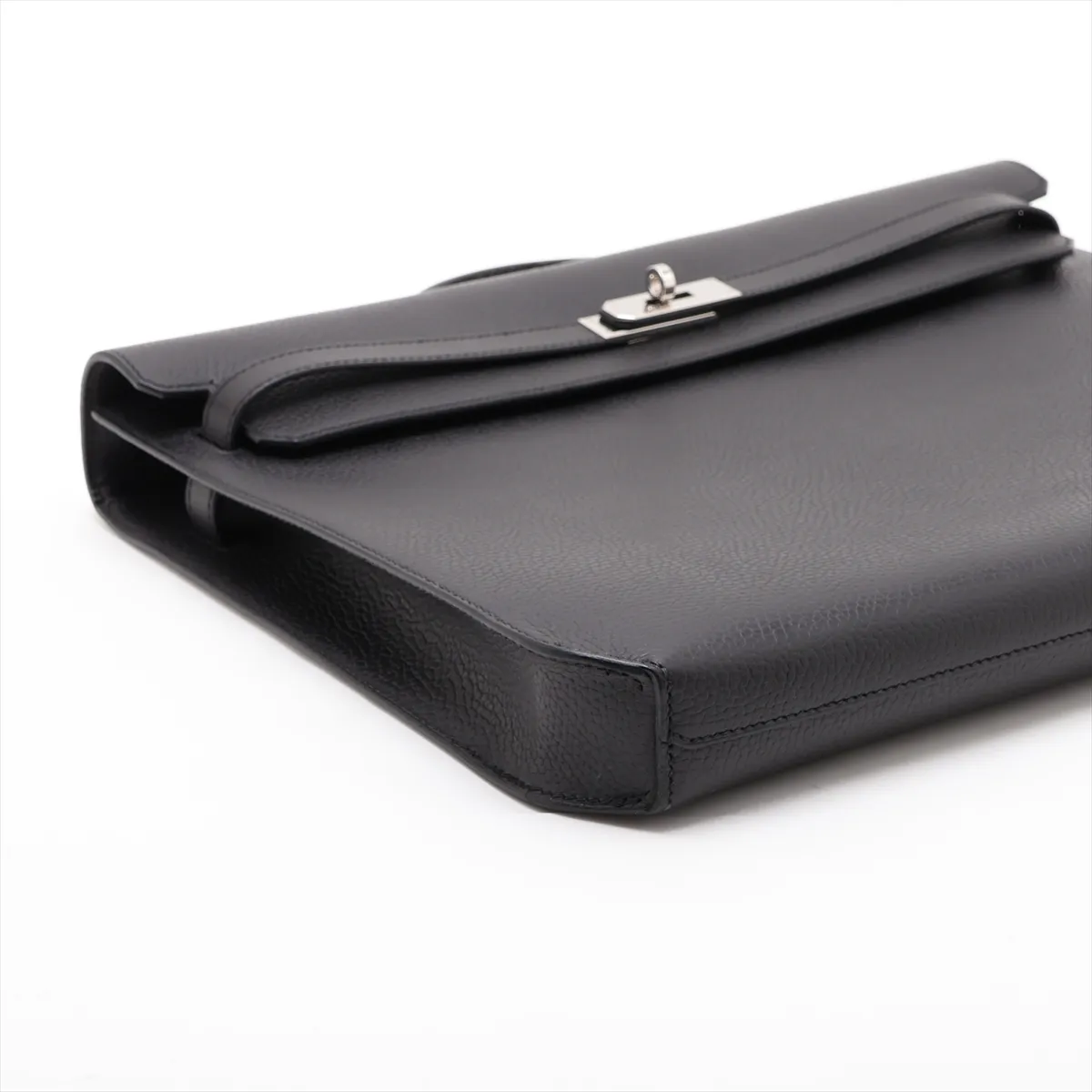 [Individually packaged] Hermes Kelly Depeches 36 Ardennes Black Silver Hardware B: 2023 — view 4