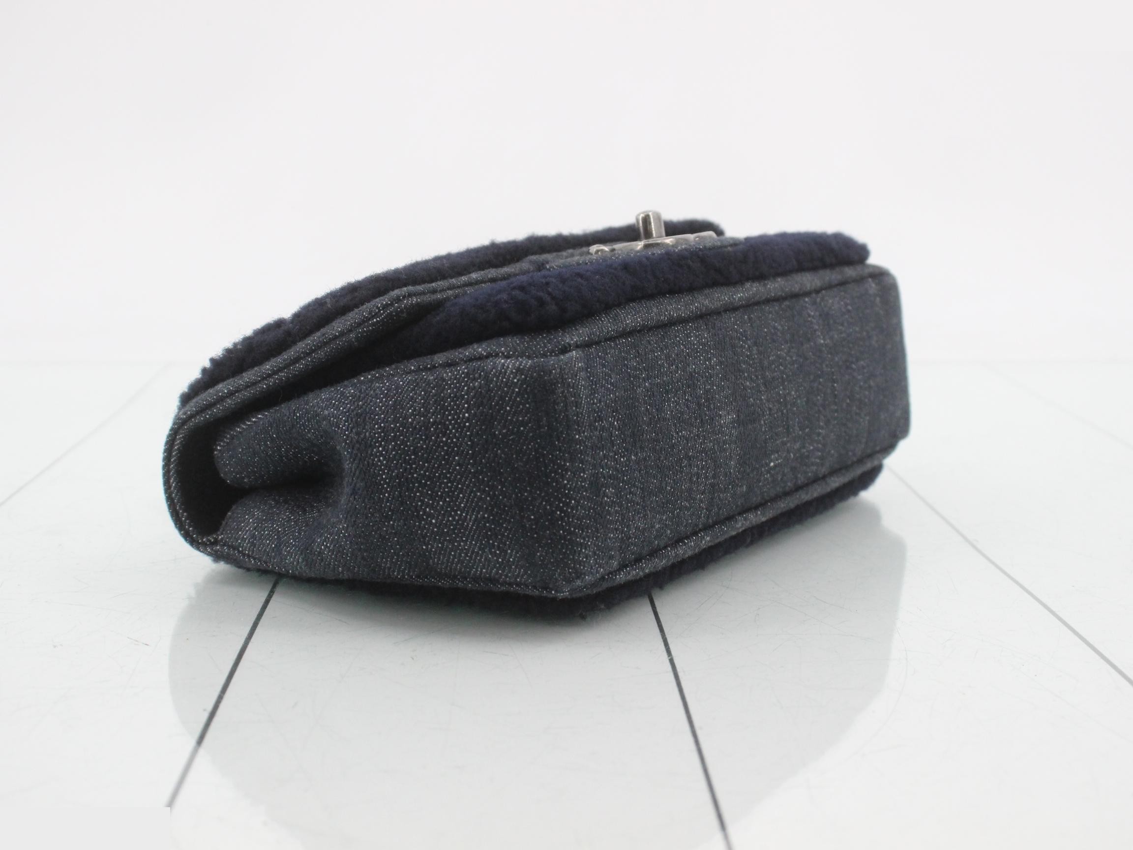 Paris Dallas Collection Denim Matelassé Shoulder Bag — view 5