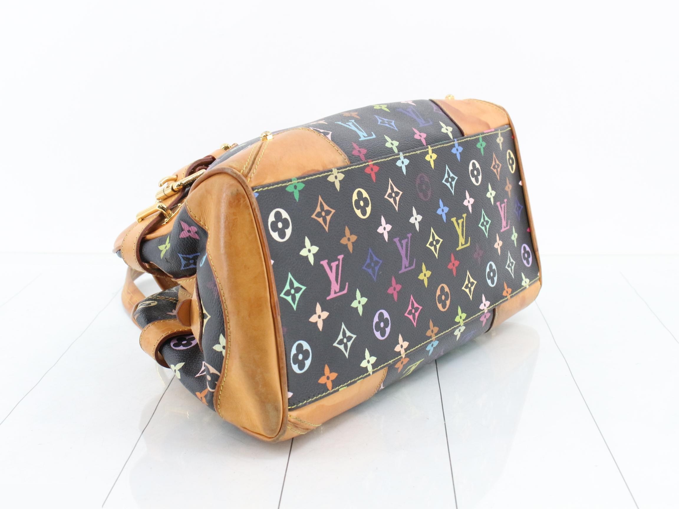 M40194 Monogram Multicolore Claudia Noir Handbag — view 5