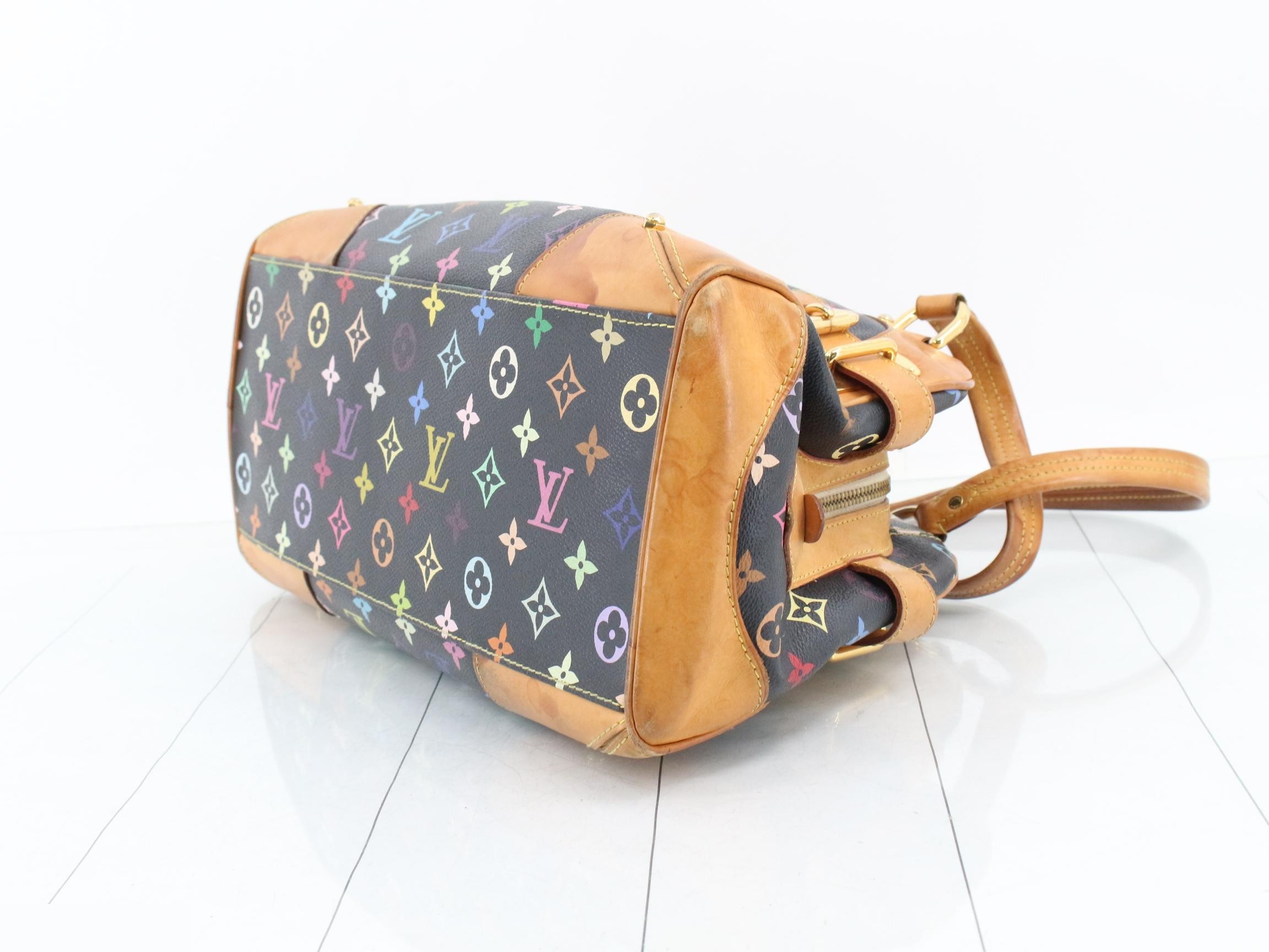 M40194 Monogram Multicolore Claudia Noir Handbag — view 6