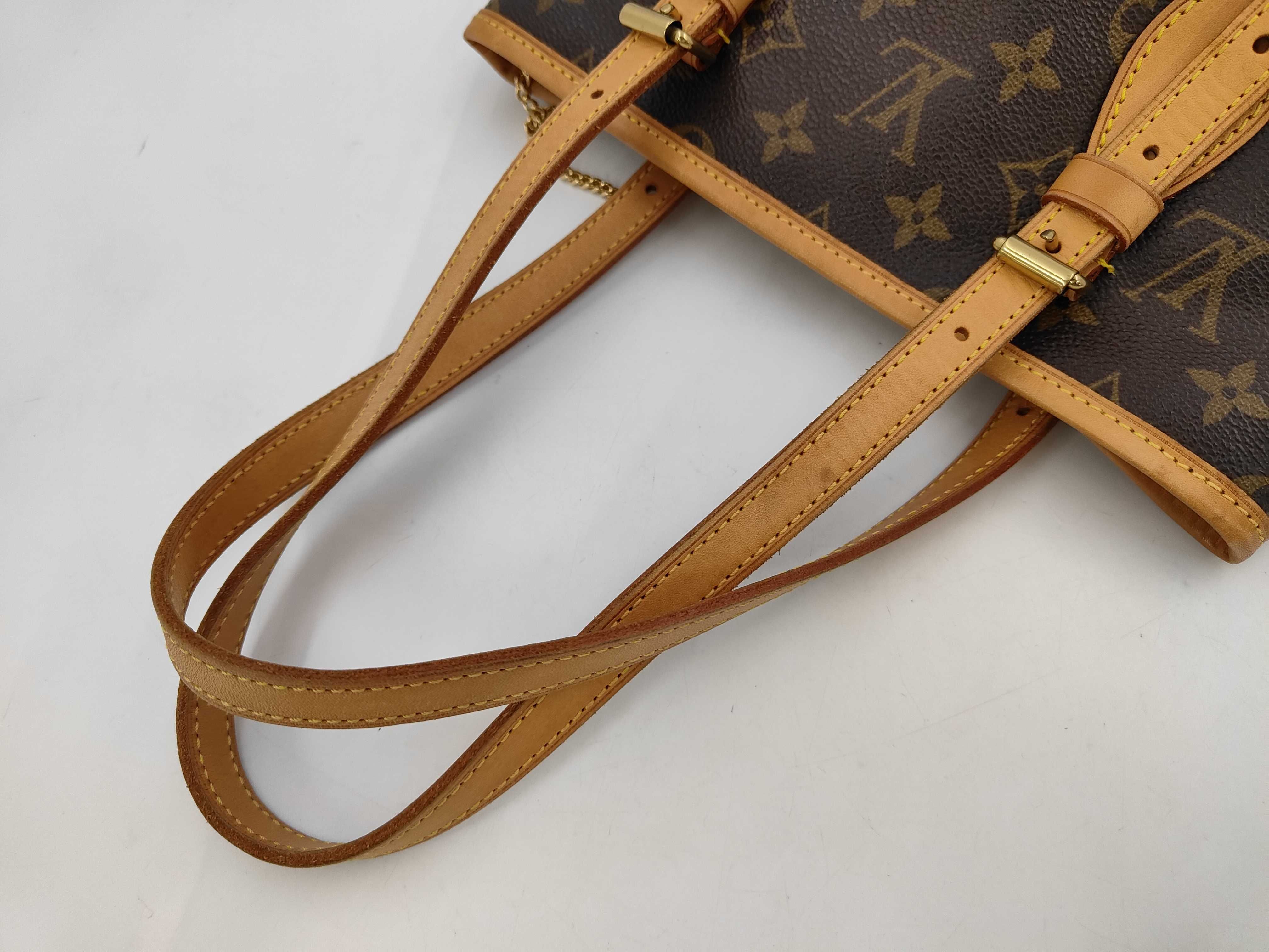 Monogram Louis Vuitton Petite Bucket PM Shoulder Bag Monogram Brown M42238 Tote Bag — view 5