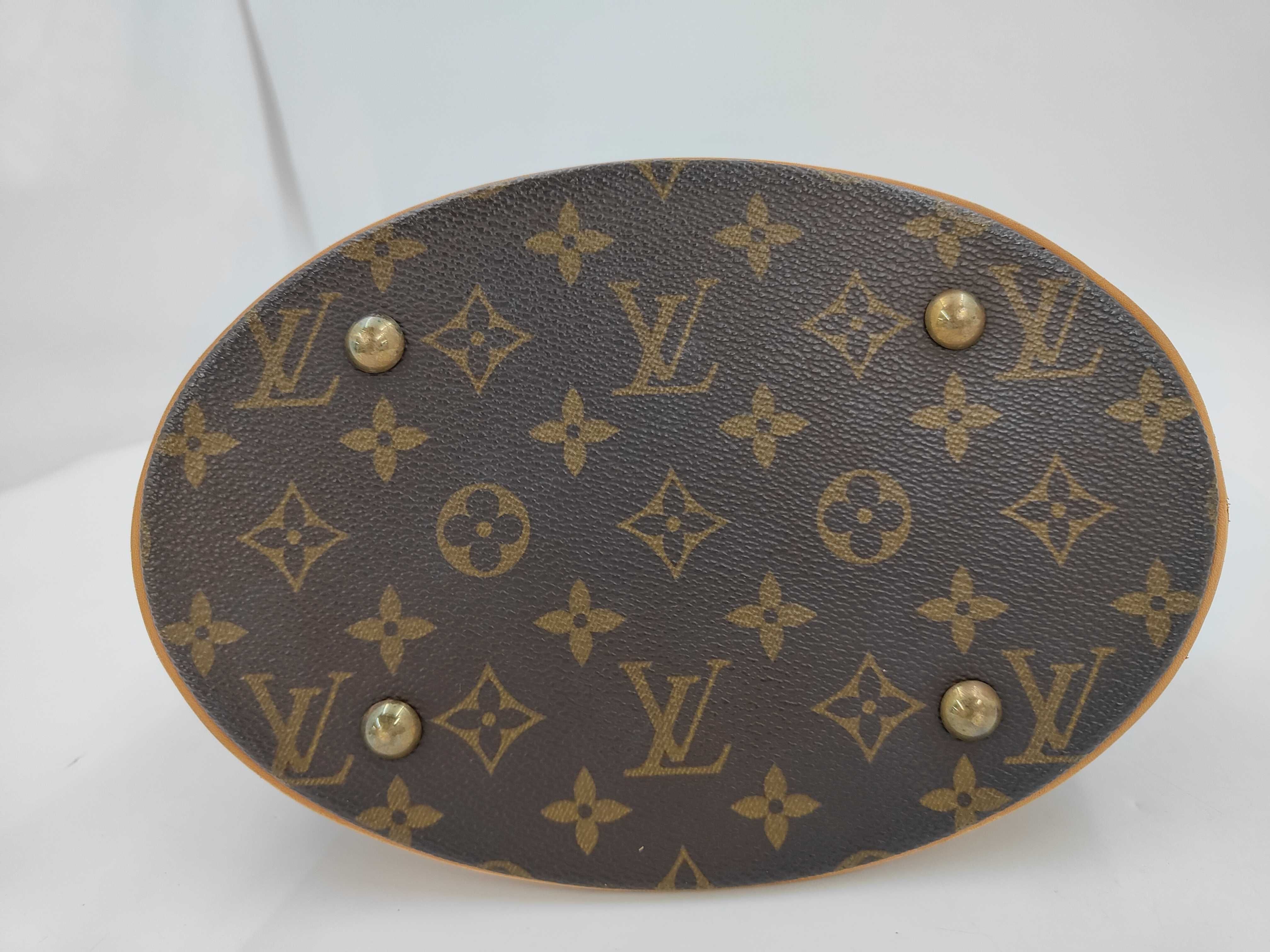 Monogram Louis Vuitton Petite Bucket PM Shoulder Bag Monogram Brown M42238 Tote Bag — view 8