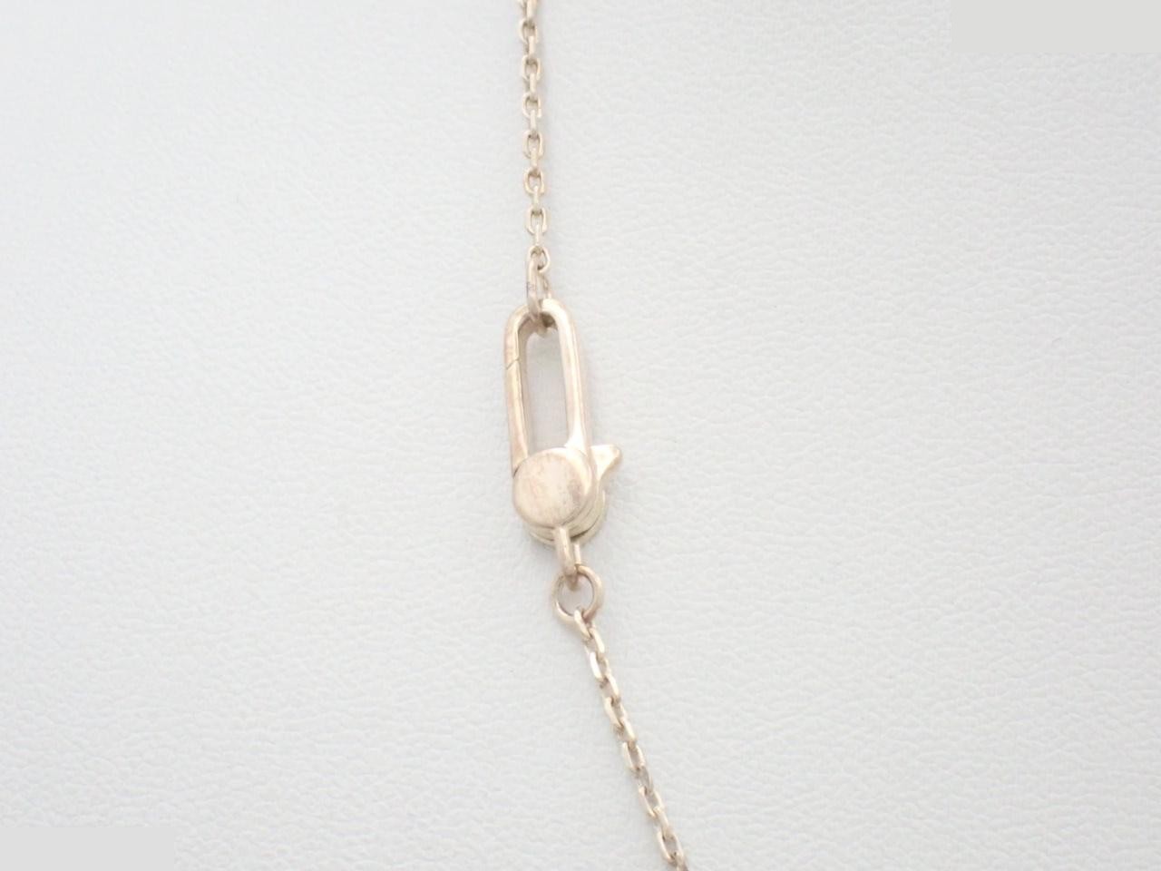 Heart motif pendant necklace, Ag925/7.9g — view 2