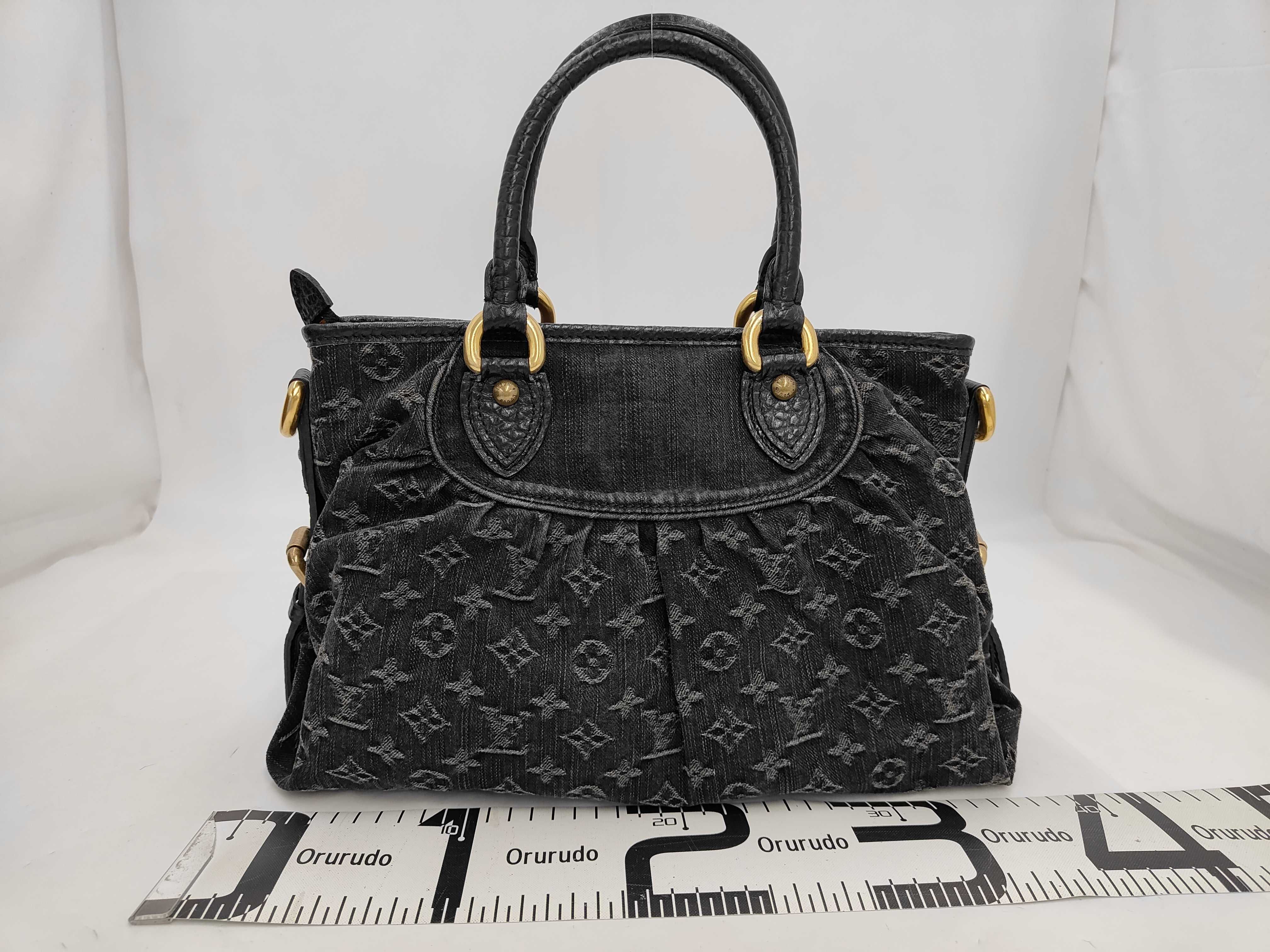Monogram Denim Neo Cavie Handbag — view 2