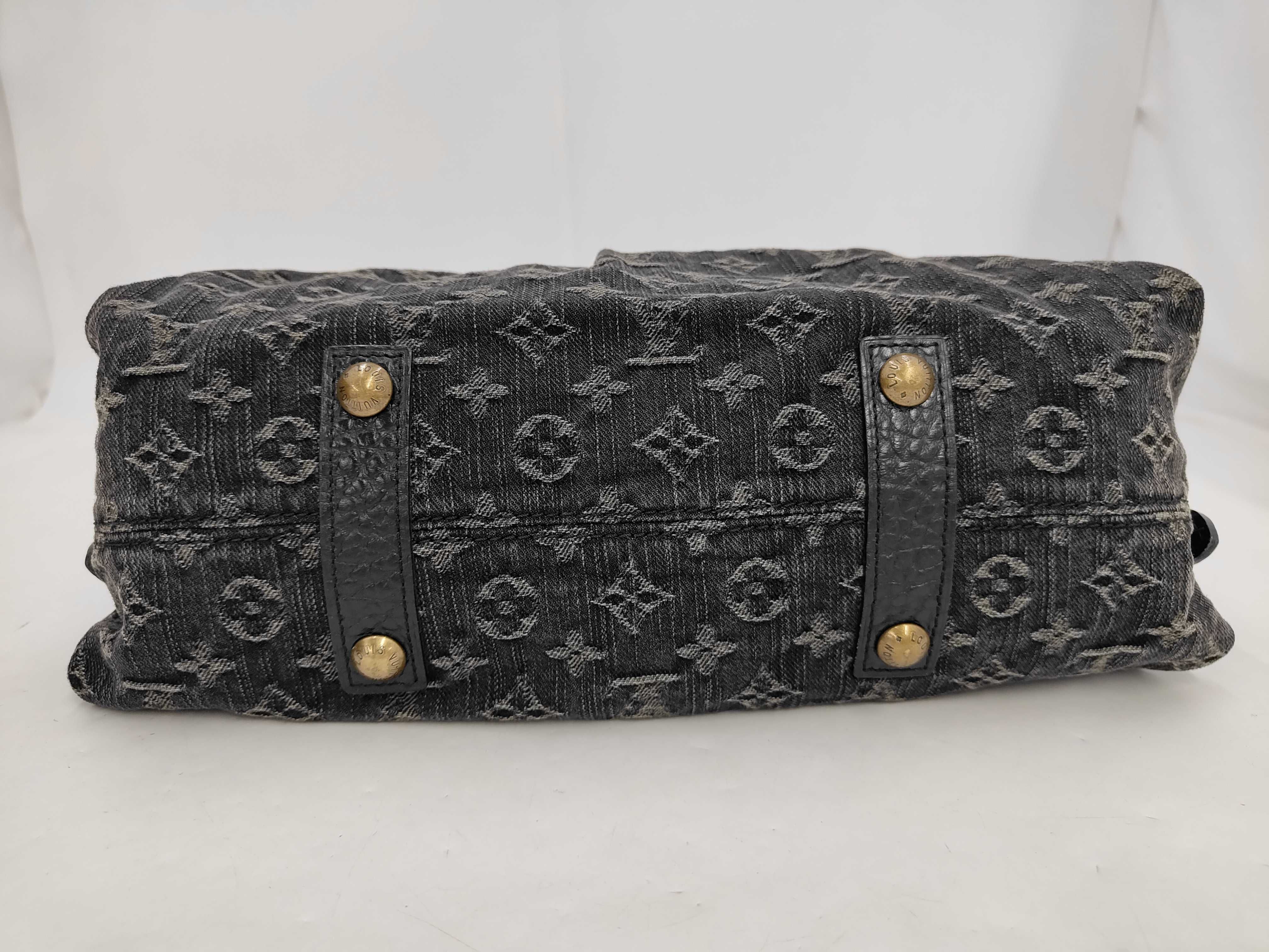 Monogram Denim Neo Cavie Handbag — view 4