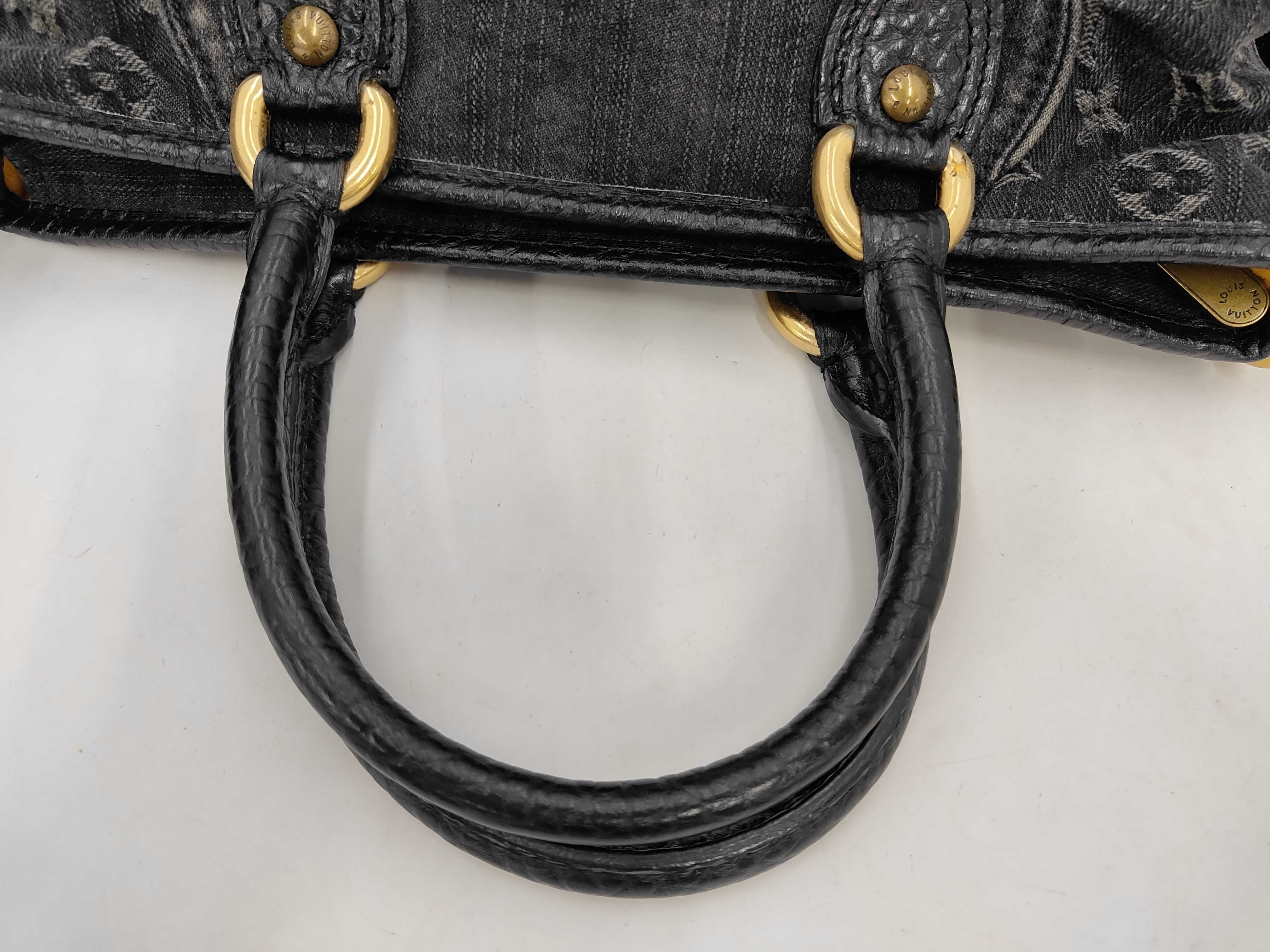 Monogram Denim Neo Cavie Handbag — view 5