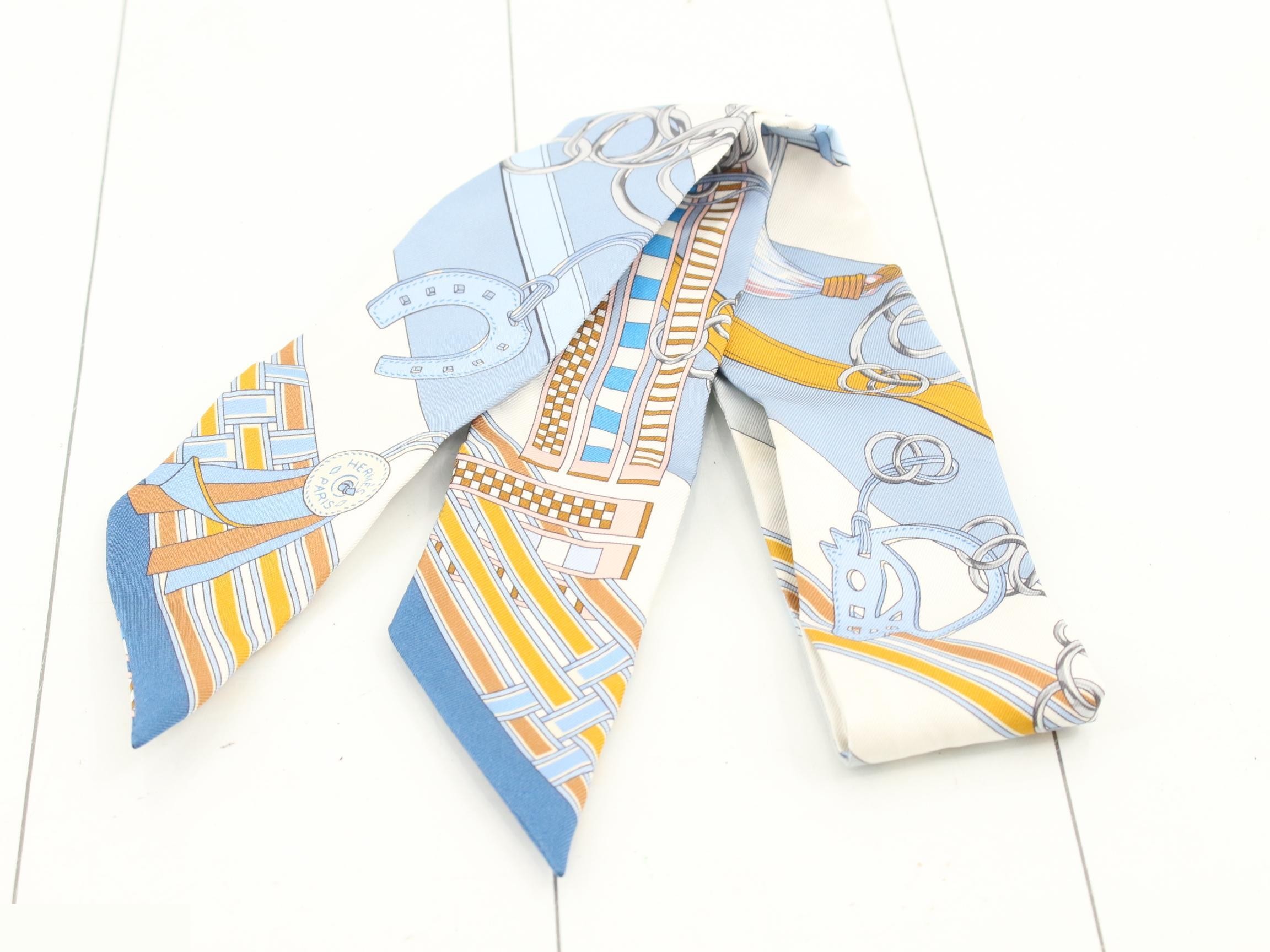 Hermès Twilly Brides et Gris-Gris Scarf — view 2