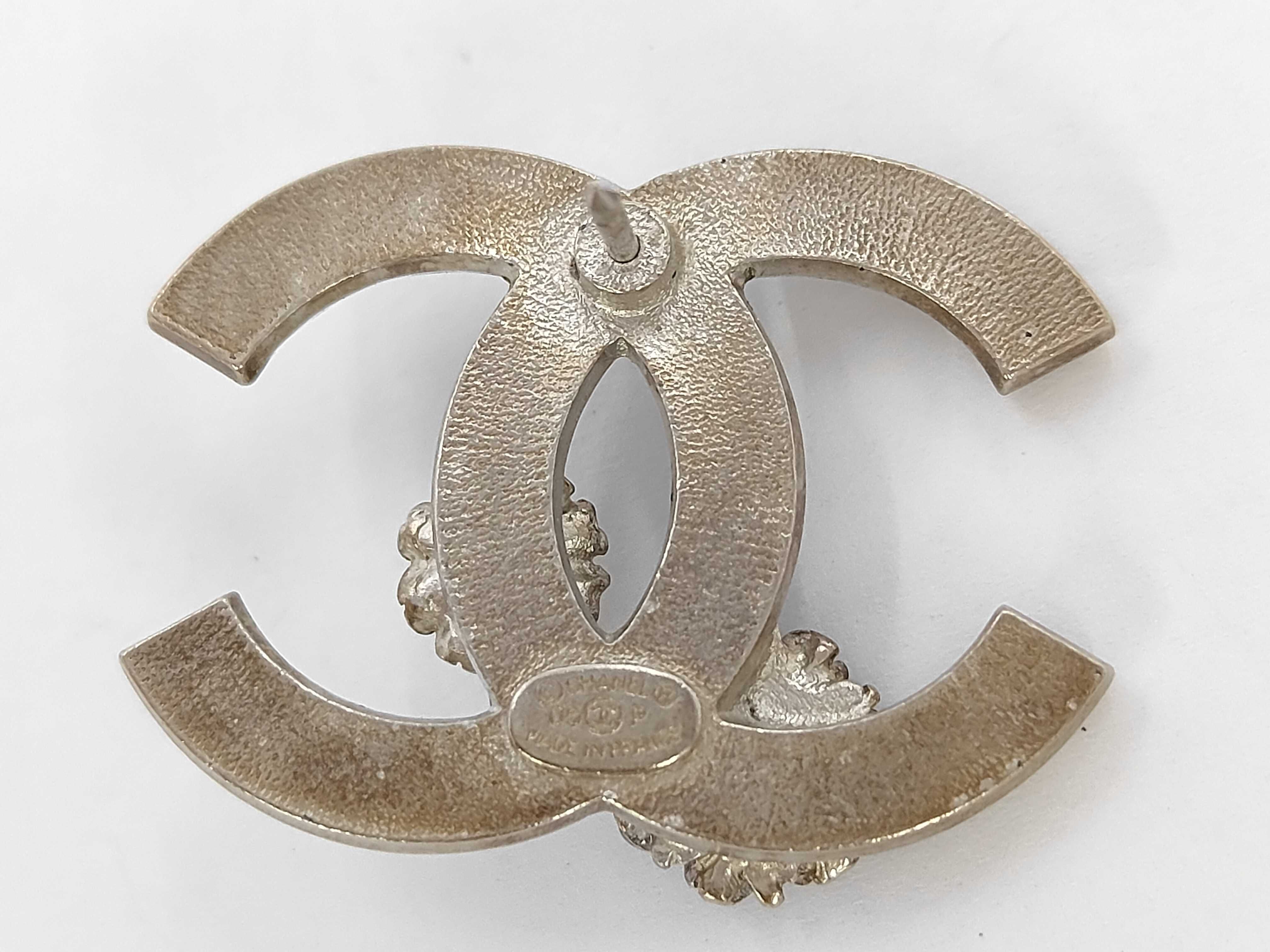 Coco Stone Pearl Silver Pin Brooch — view 2