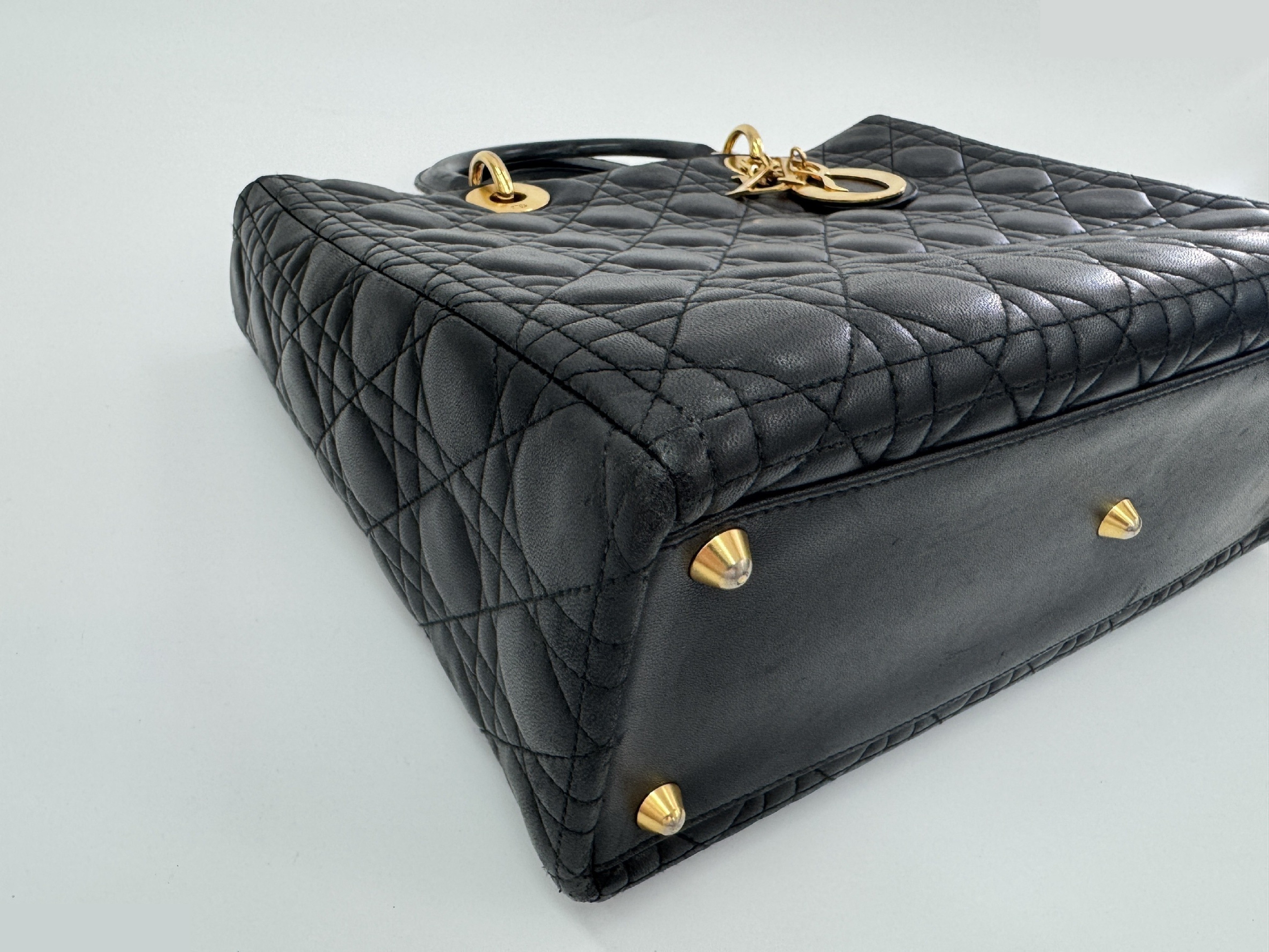 Cannage Lambskin Lady Dior Black — view 5