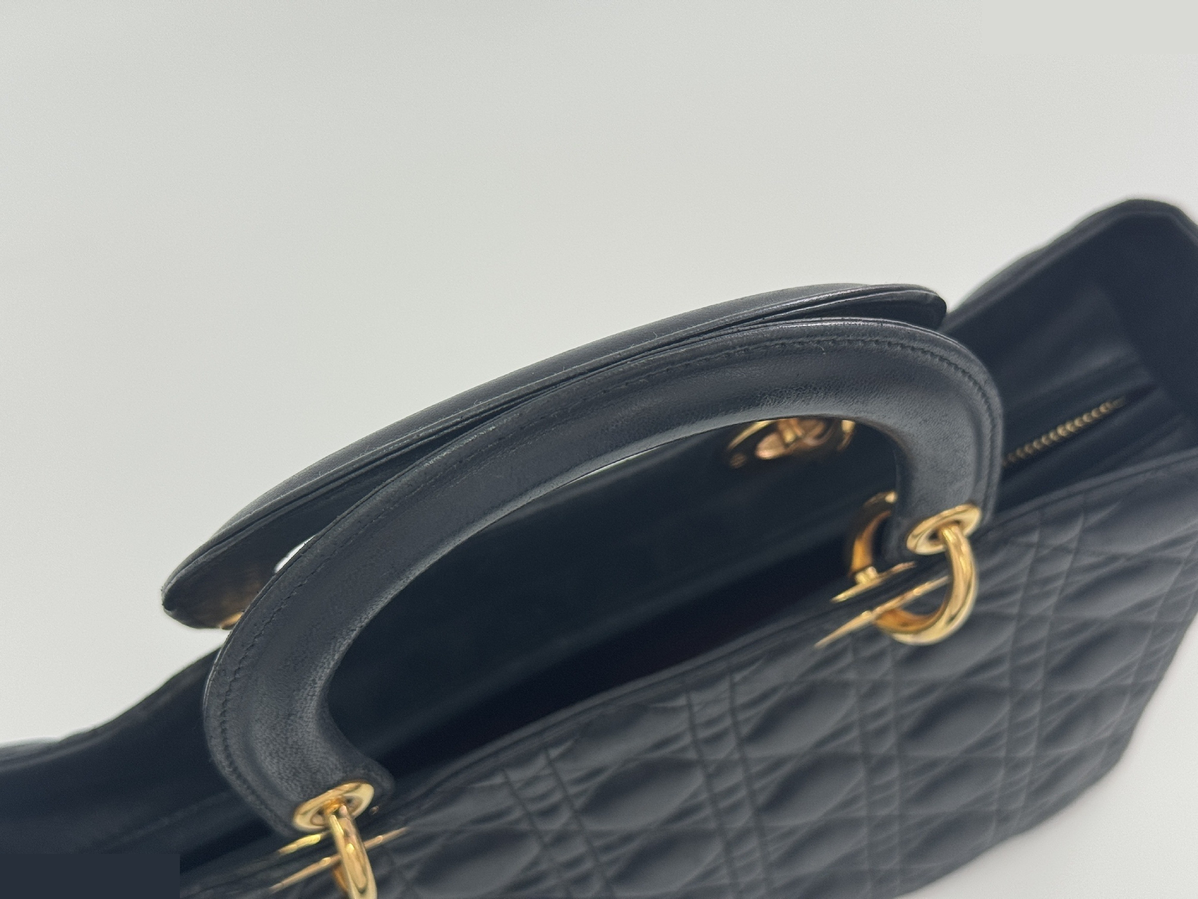Cannage Lambskin Lady Dior Black — view 7