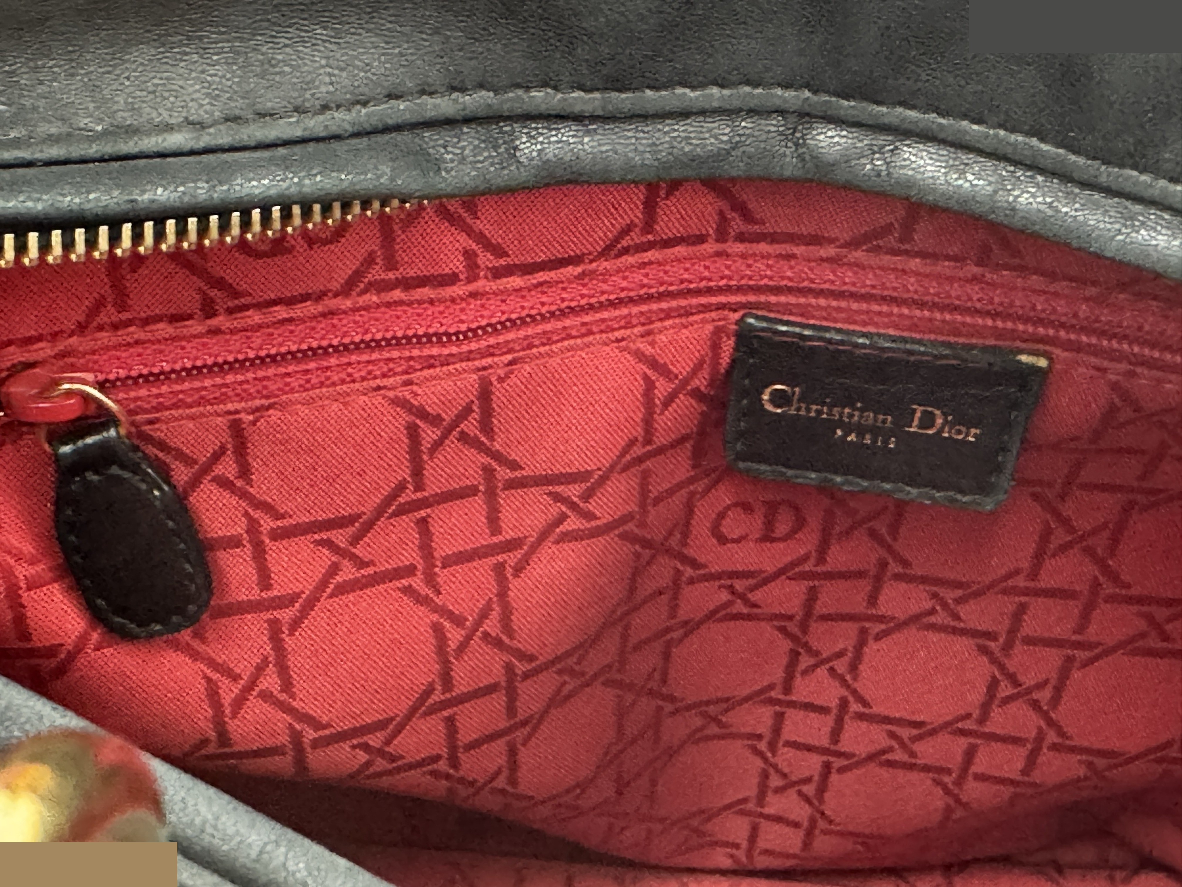 Cannage Lambskin Lady Dior Black — view 8