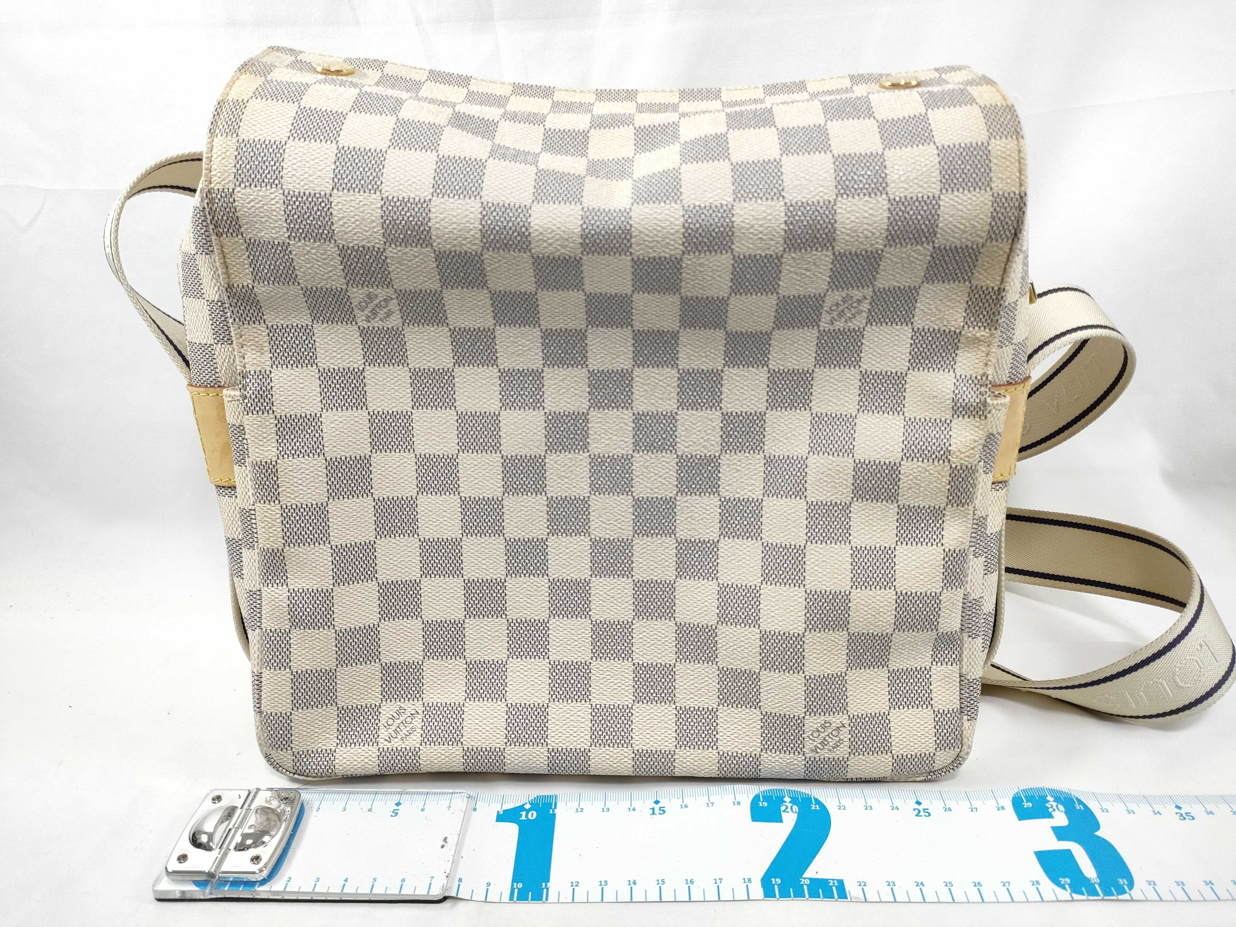 Damier Azur N51189 Naviglio Shoulder Bag — view 2