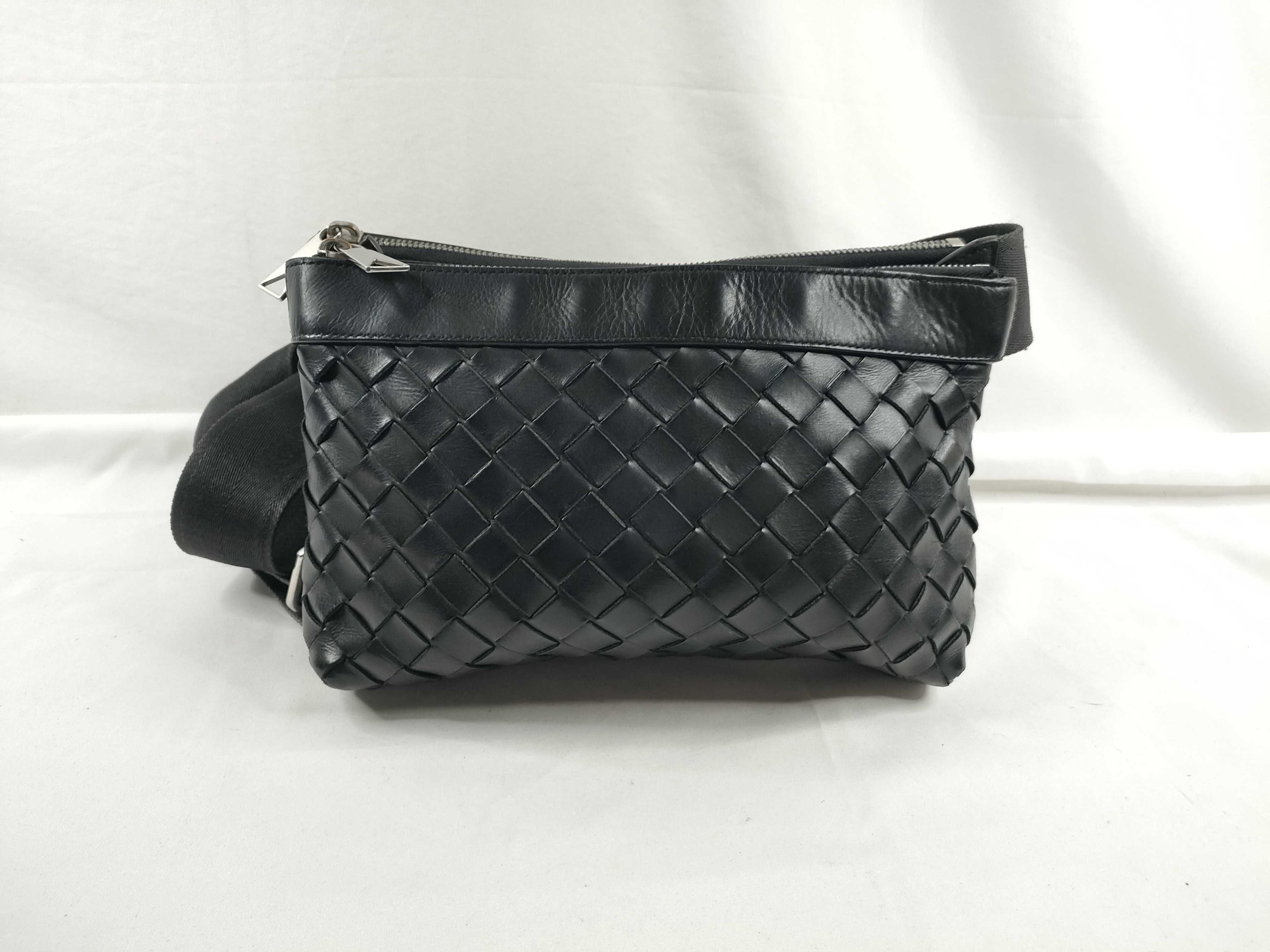 Intrecciato Shoulder Bag, Bottega Veneta Intrecciato Duo Black Body Bag