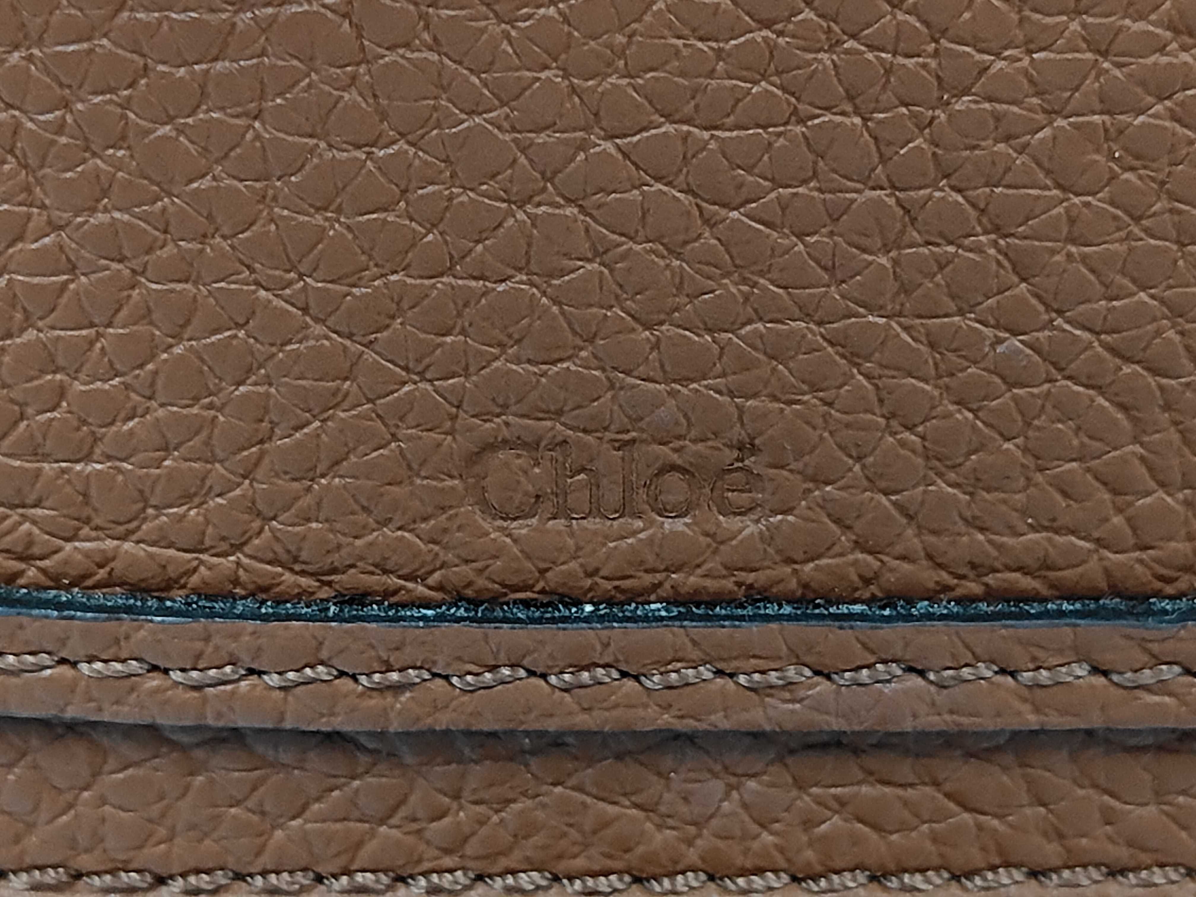 Leather Marcie Basket Bag, Straw Leather, Brown Handbag — view 9
