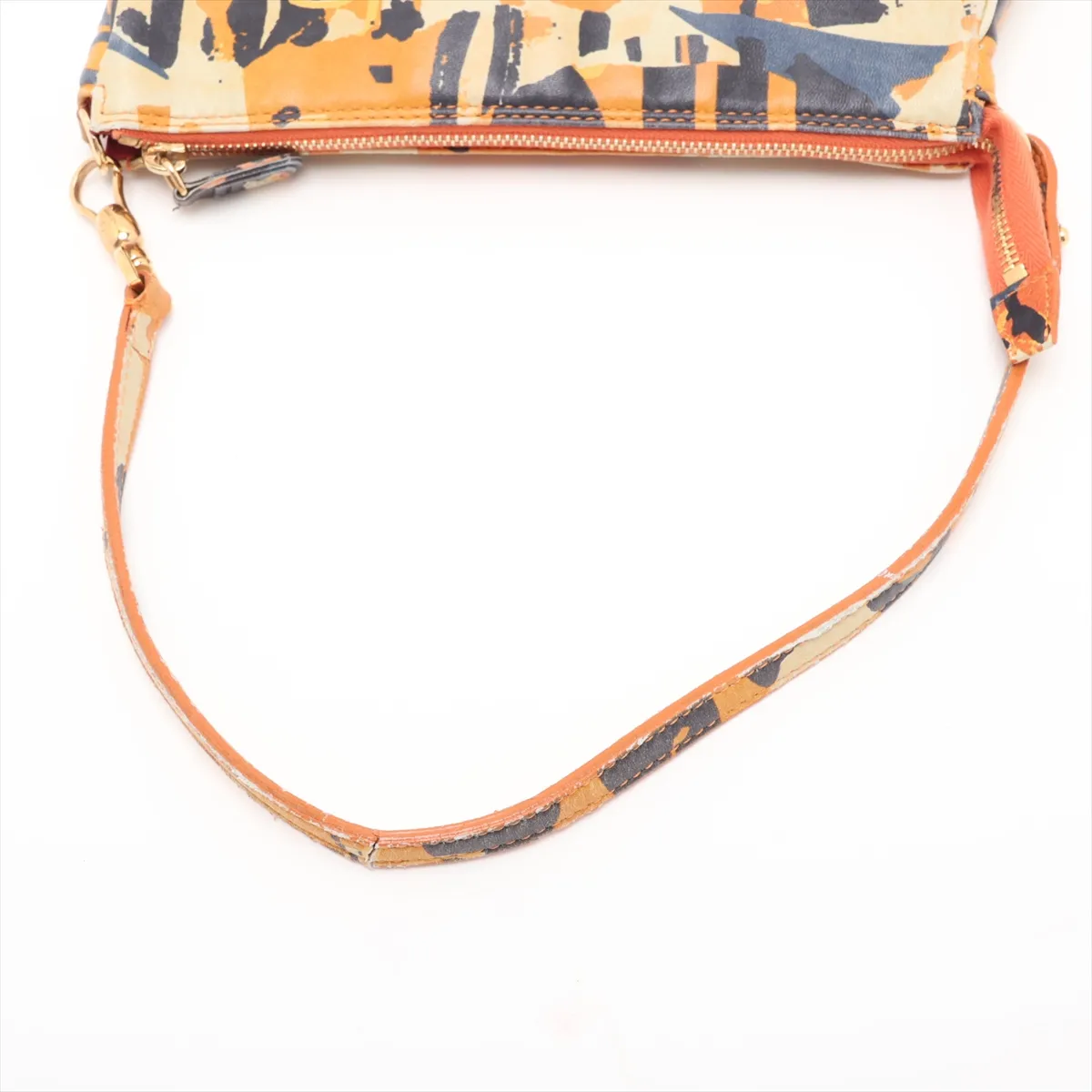 Saddle Leather Shoulder Bag, Multicolor — view 5
