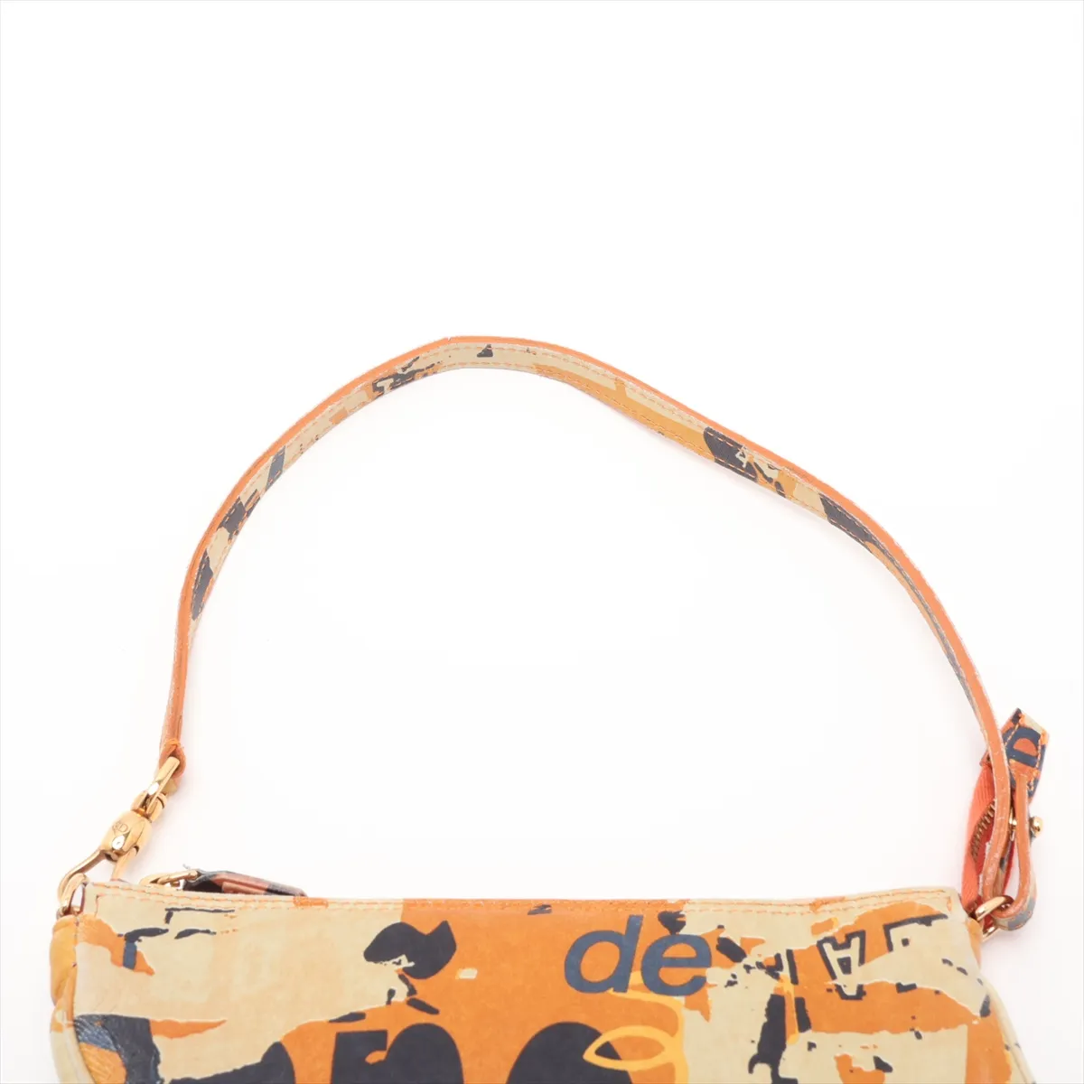 Saddle Leather Shoulder Bag, Multicolor — view 6