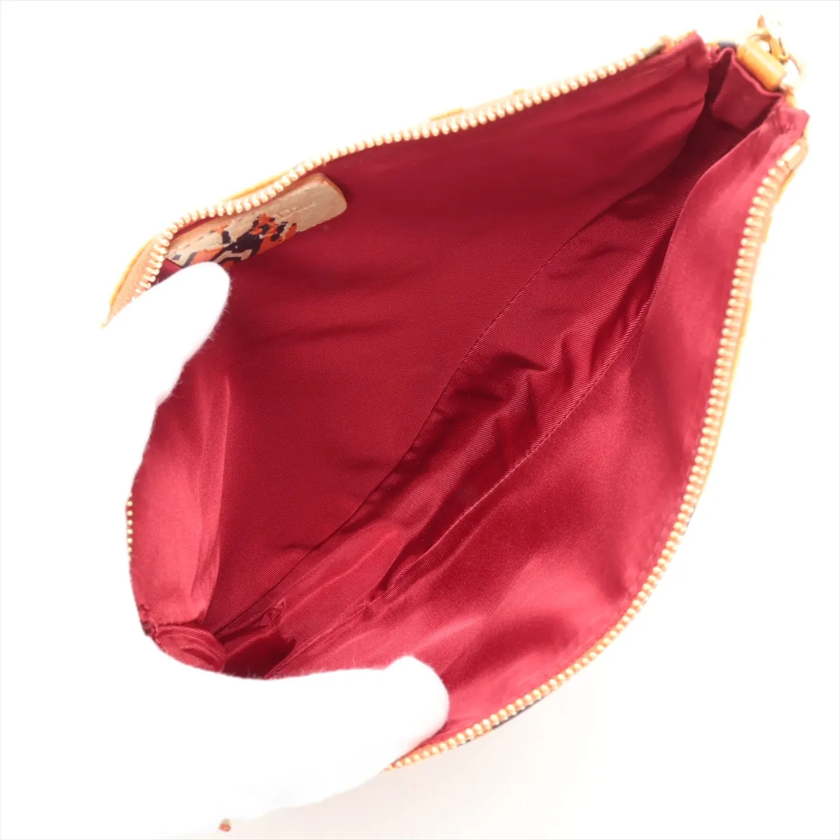 Saddle Leather Shoulder Bag, Multicolor — view 7