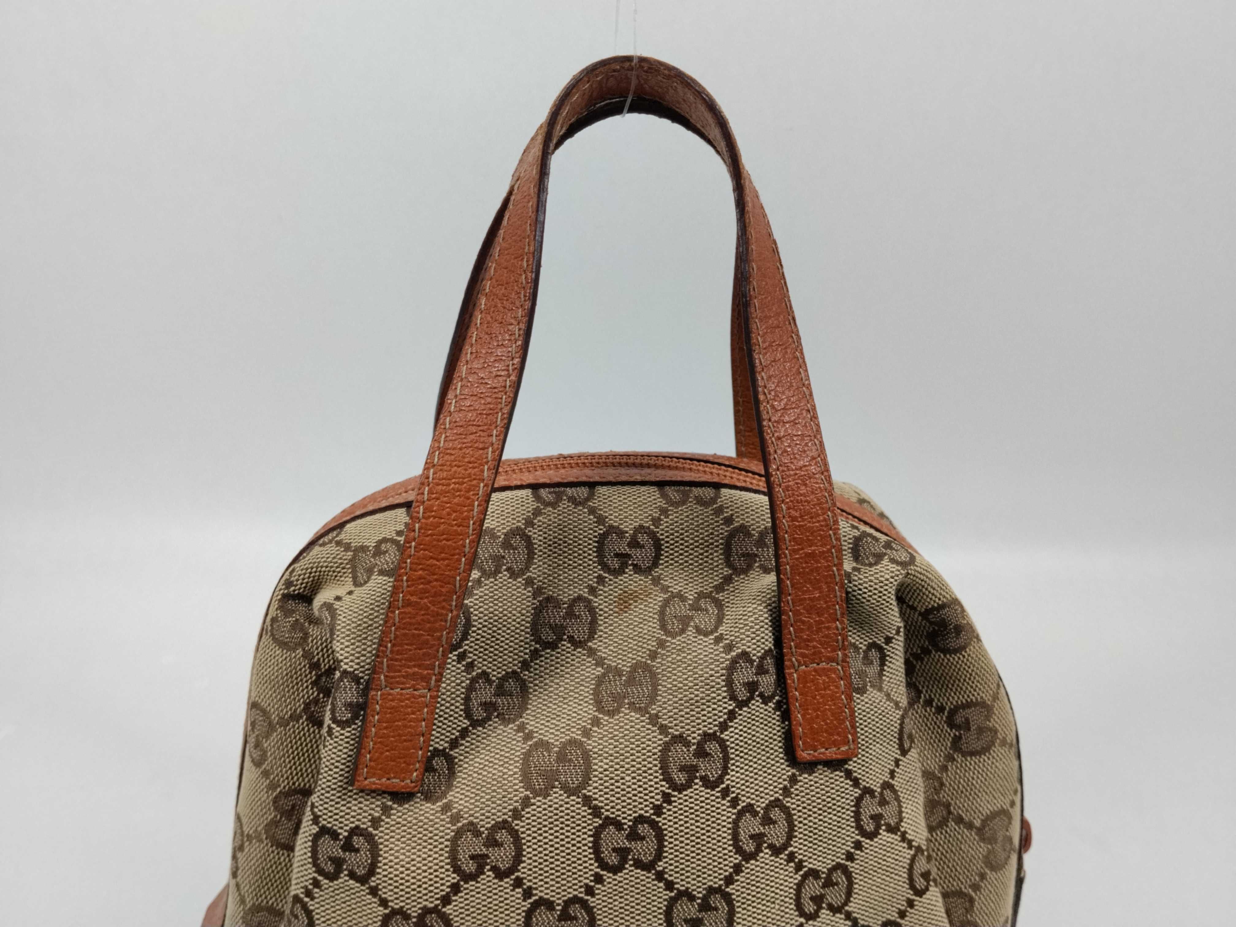 GG Canvas Gucci Handbag Mini GU Canvas Leather Handbag — view 4