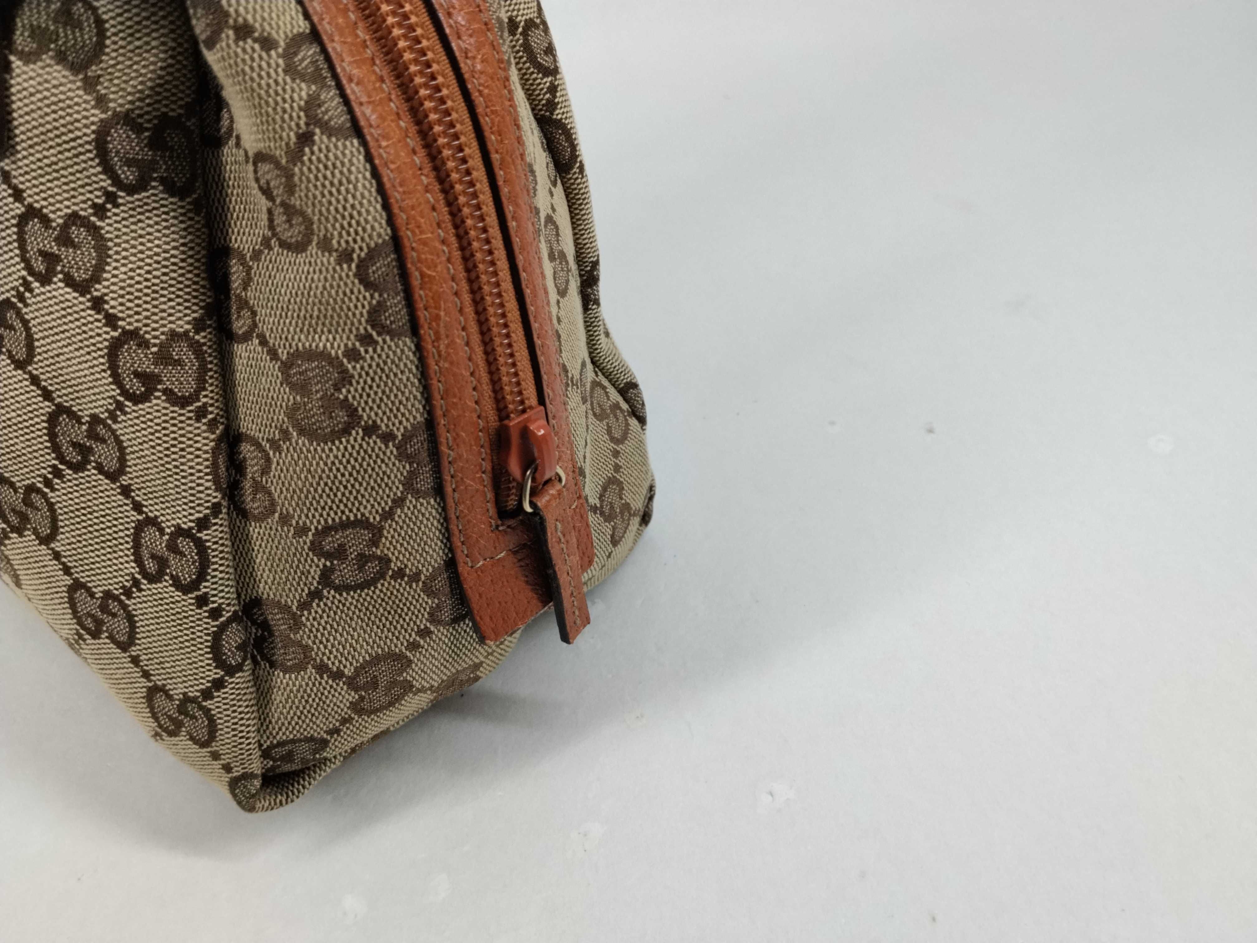 GG Canvas Gucci Handbag Mini GU Canvas Leather Handbag — view 5