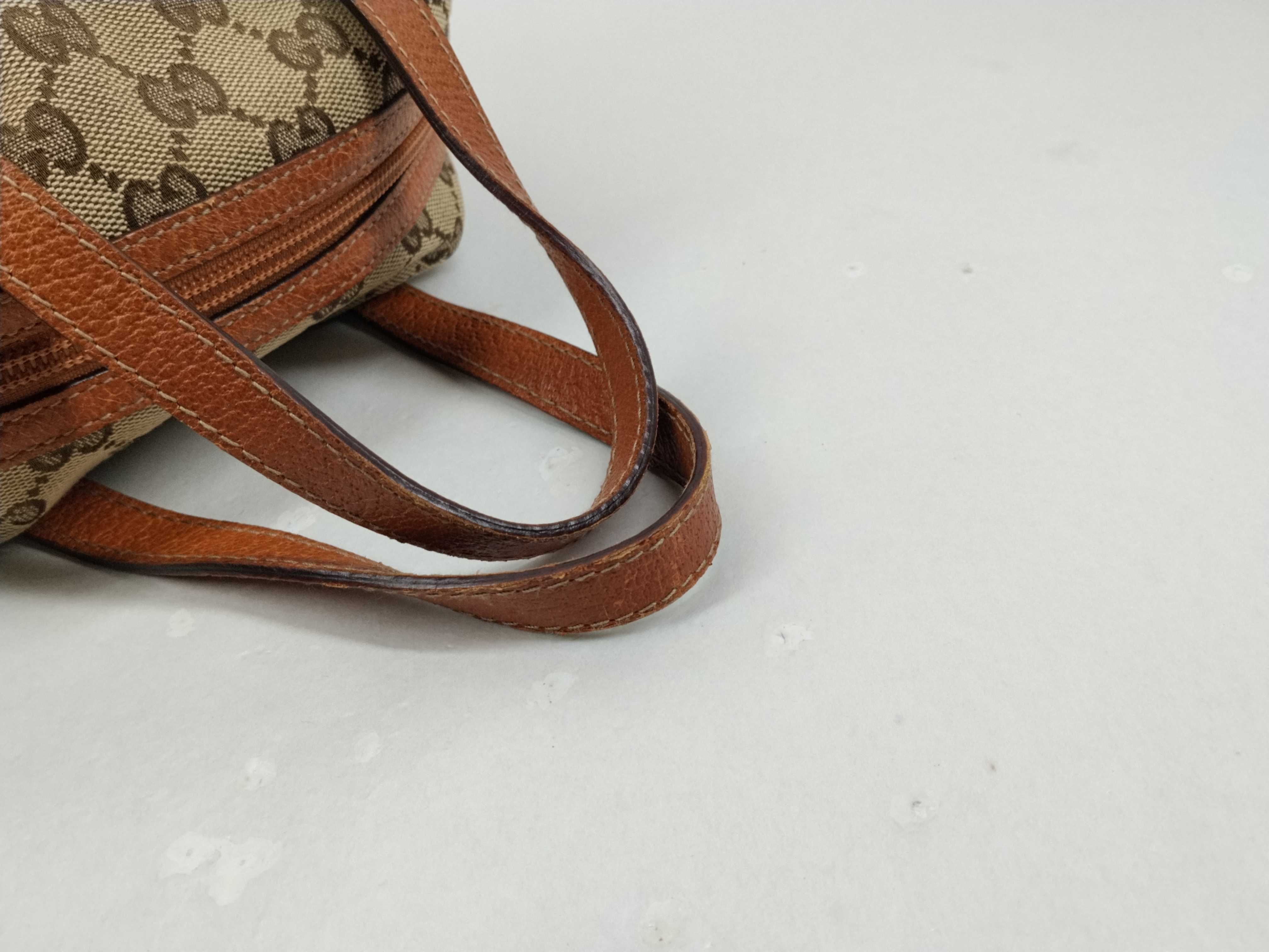 GG Canvas Gucci Handbag Mini GU Canvas Leather Handbag — view 7