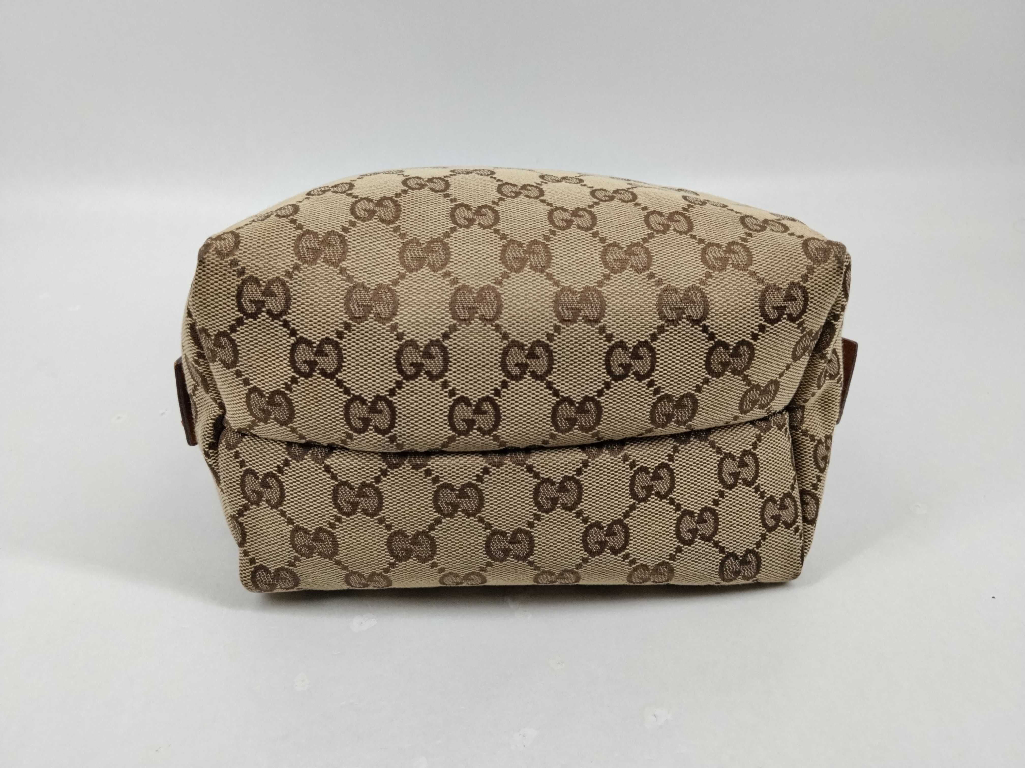 GG Canvas Gucci Handbag Mini GU Canvas Leather Handbag — view 9