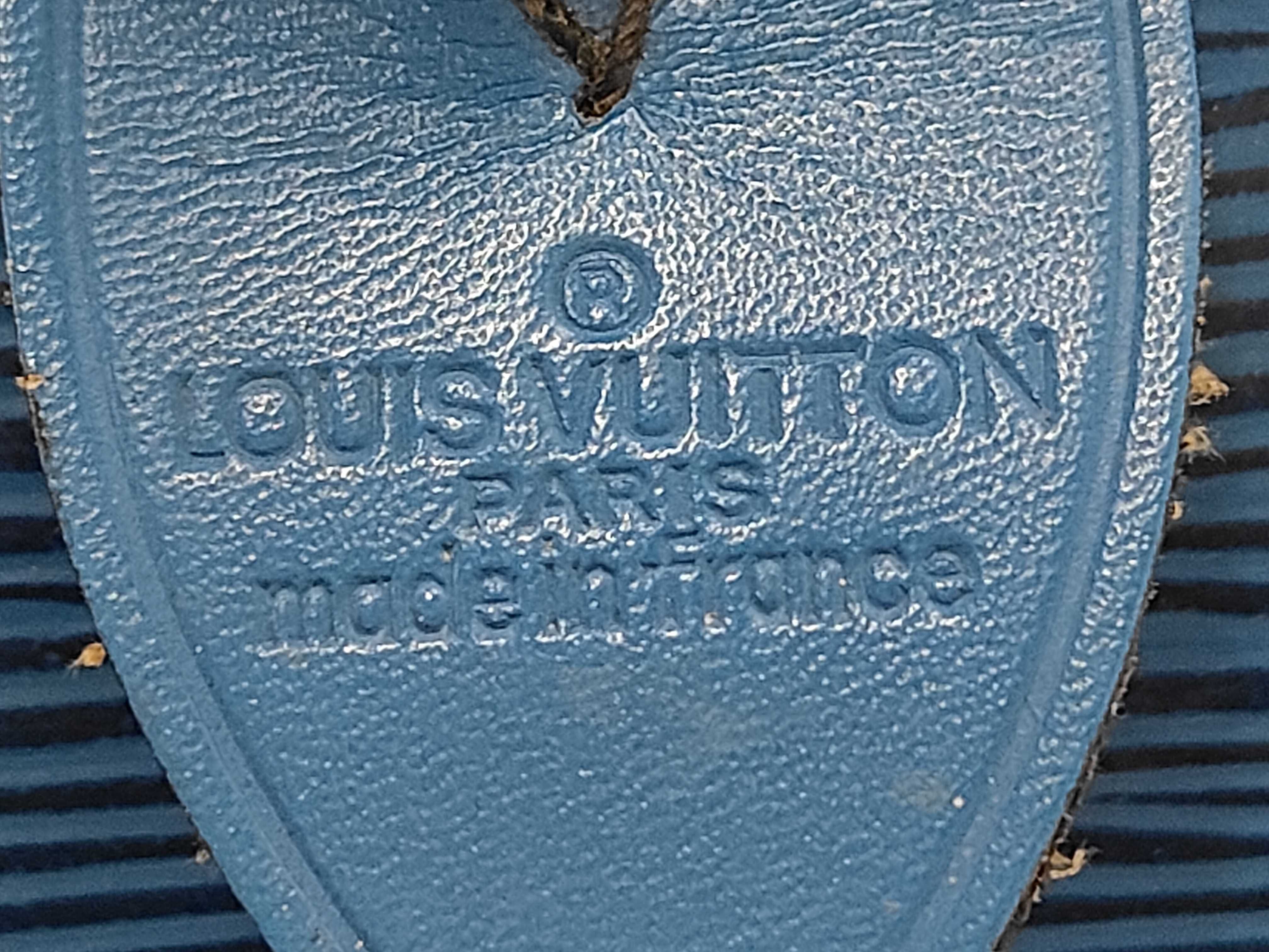 Epi Blue Keepall 50 Boston Bag — view 8