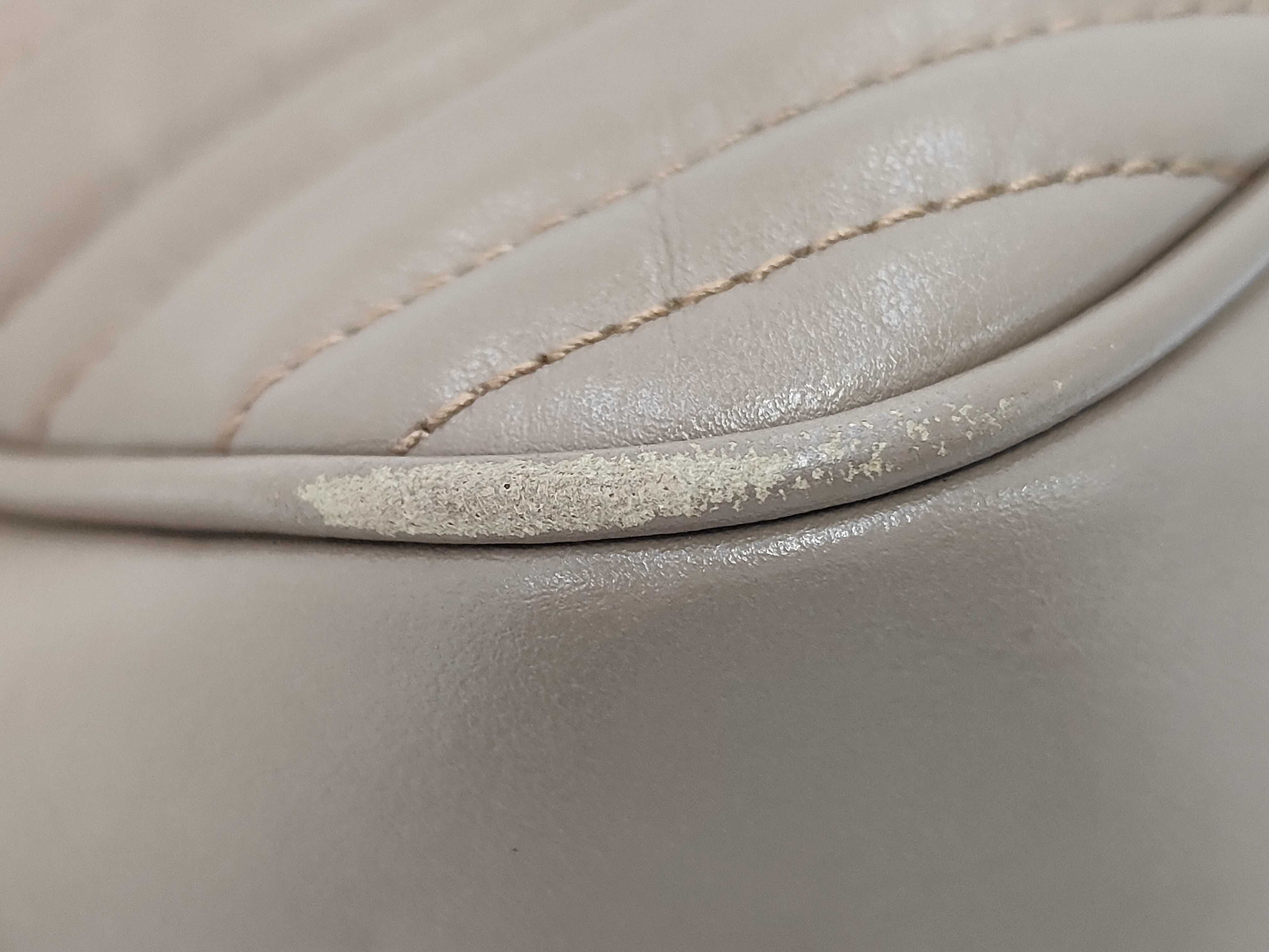 GG Marmont Leather Chain Shoulder Bag, Beige, 447632 (Shoulder Bag) — view 4