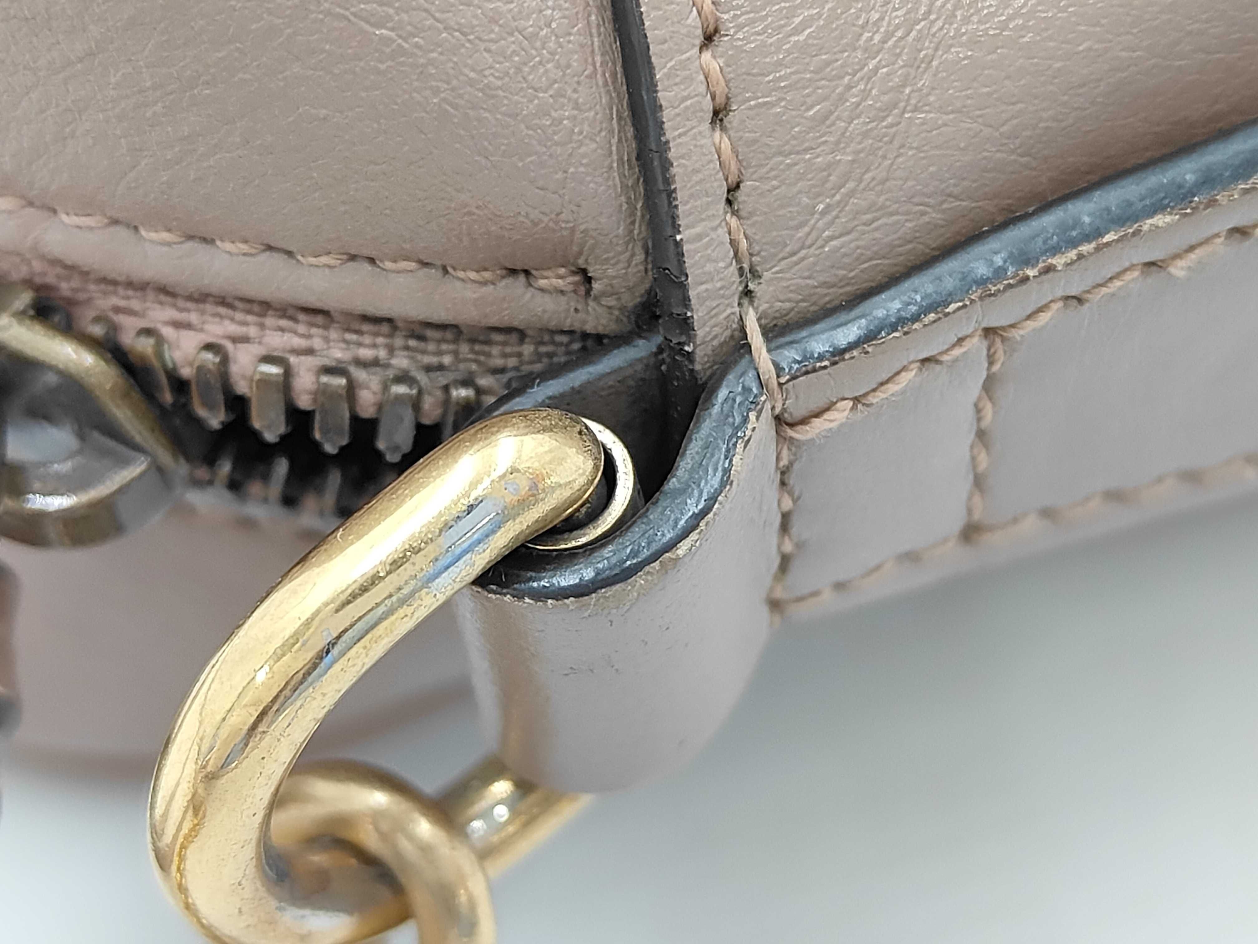 GG Marmont Leather Chain Shoulder Bag, Beige, 447632 (Shoulder Bag) — view 8
