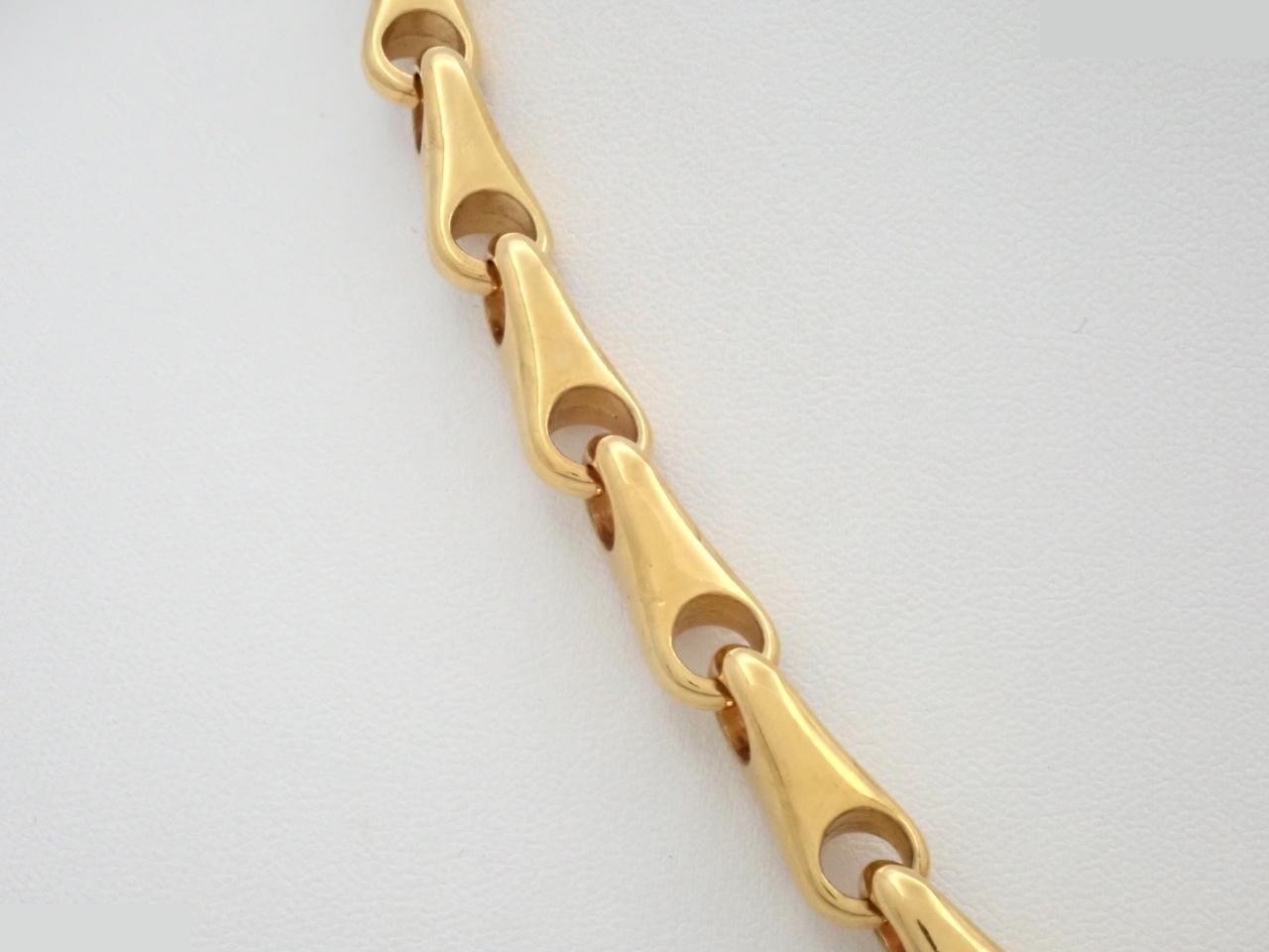 Circle Logo Toggle Clasp Chain, Neck Circumference Approx. 40cm — view 2
