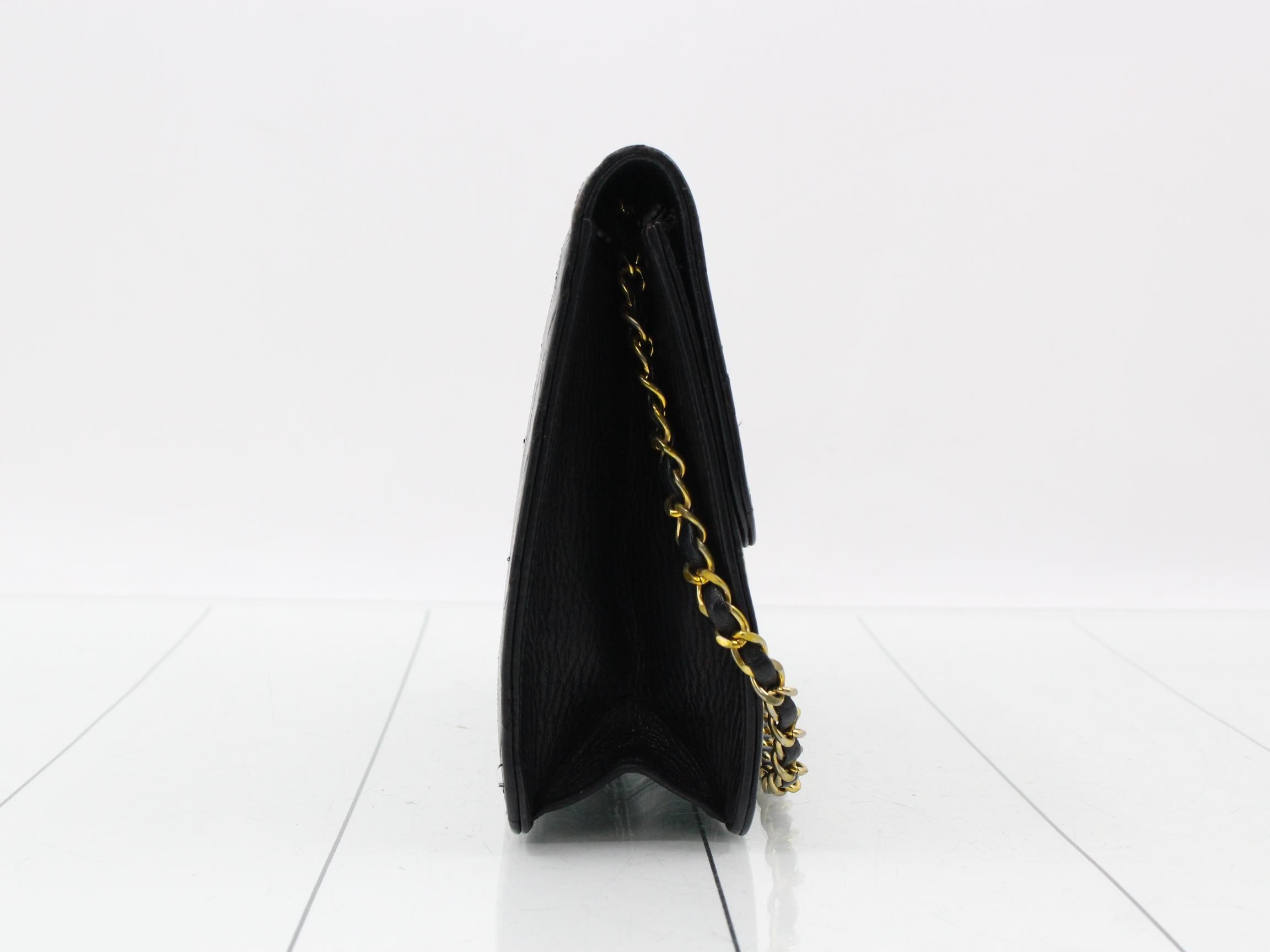 Push-lock lambskin matelassé black, 4 series. — view 4