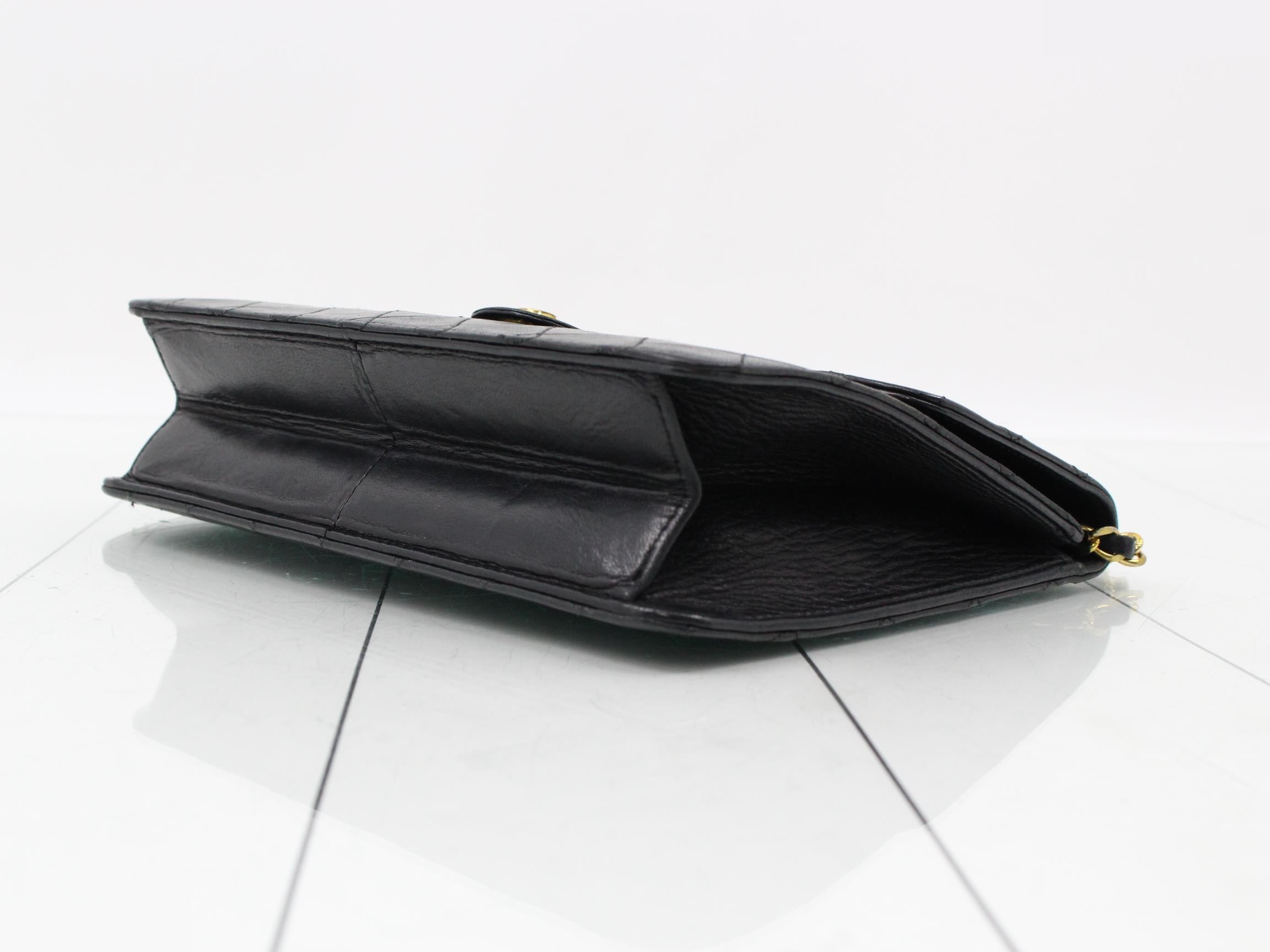Push-lock lambskin matelassé black, 4 series. — view 6
