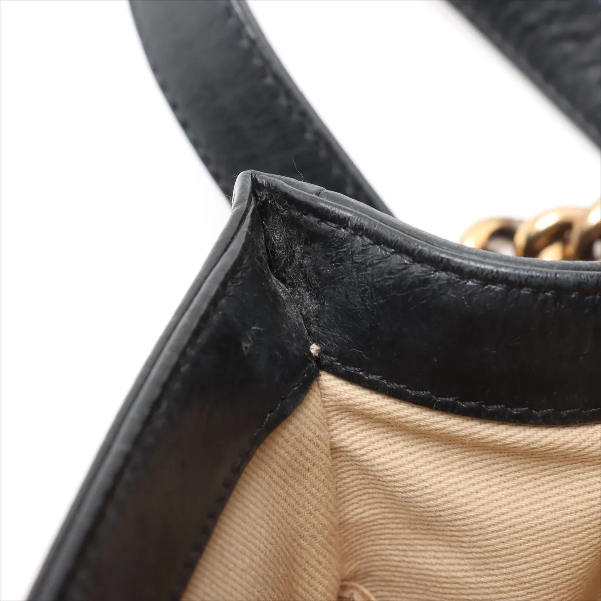 Boy Chanel 20 Small Vintage Calf Chain Shoulder Bag Black Gold Hardware 17740974 17th Series A67085 — view 11