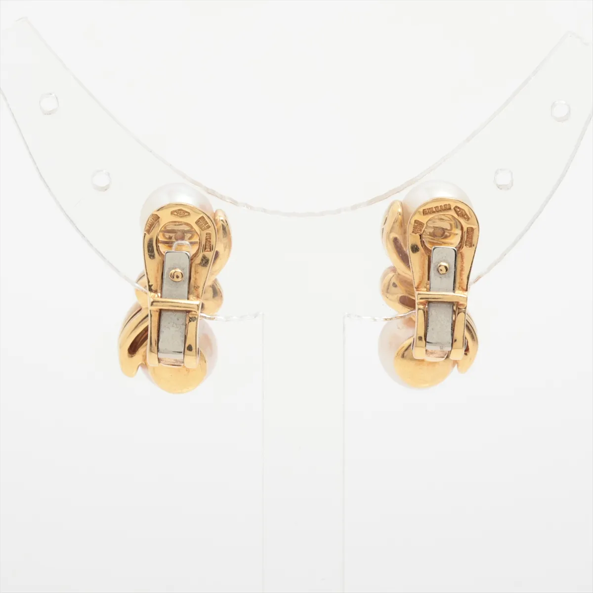 Pearl Earrings, 750 (Yellow Gold), 13.9g, Approx. 7.0-7.5mm, Pearl — view 2