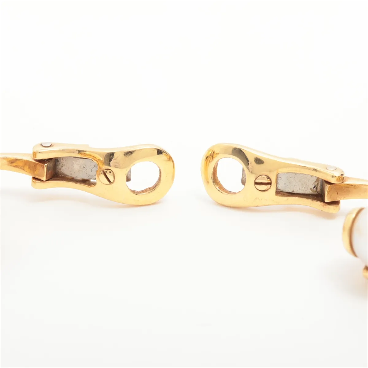 Pearl Earrings, 750 (Yellow Gold), 13.9g, Approx. 7.0-7.5mm, Pearl — view 4