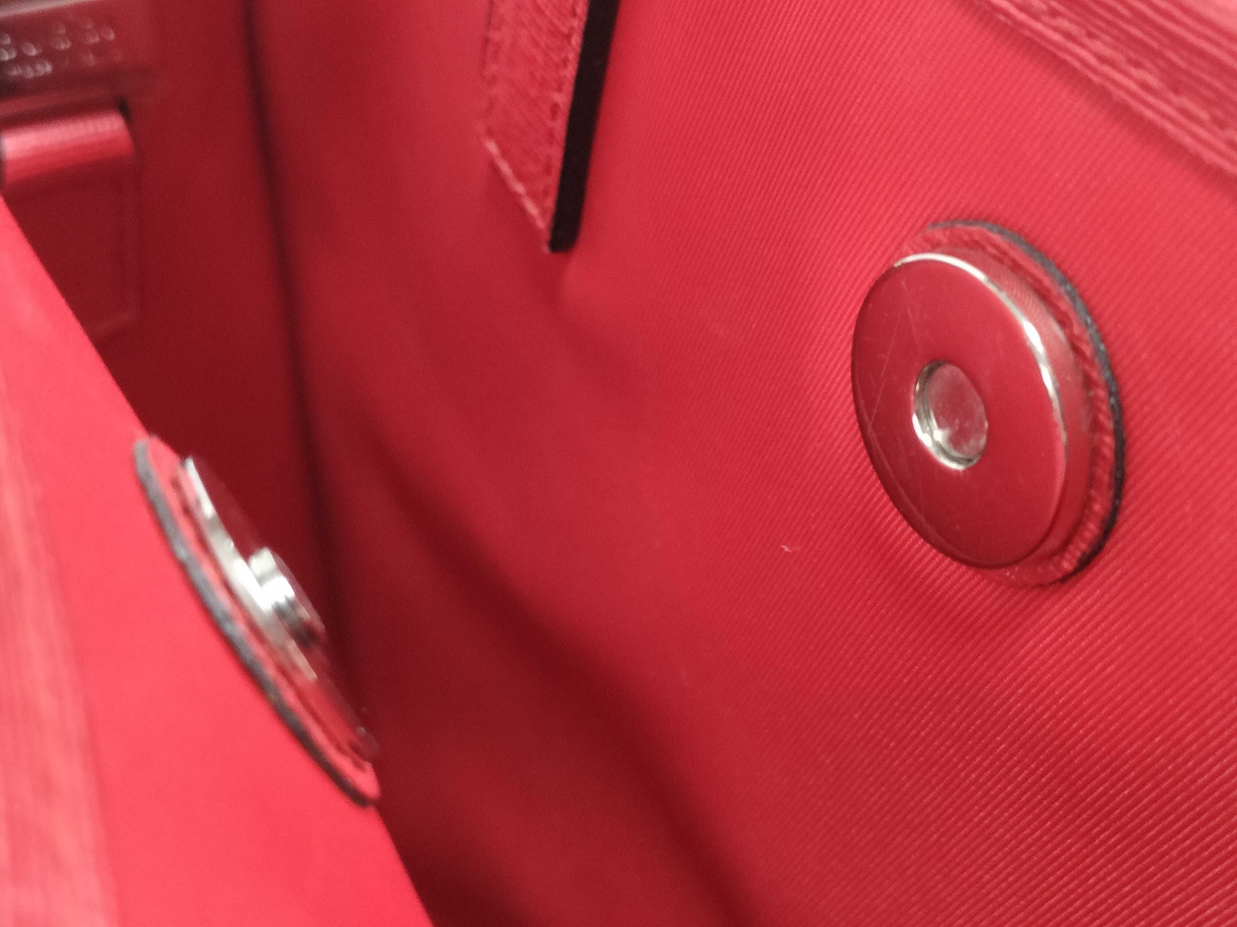 GG Gucci Higuchi Yuko Tote Bag GG Supreme 2-Way Bag Red 612992 Tote Bag — view 13