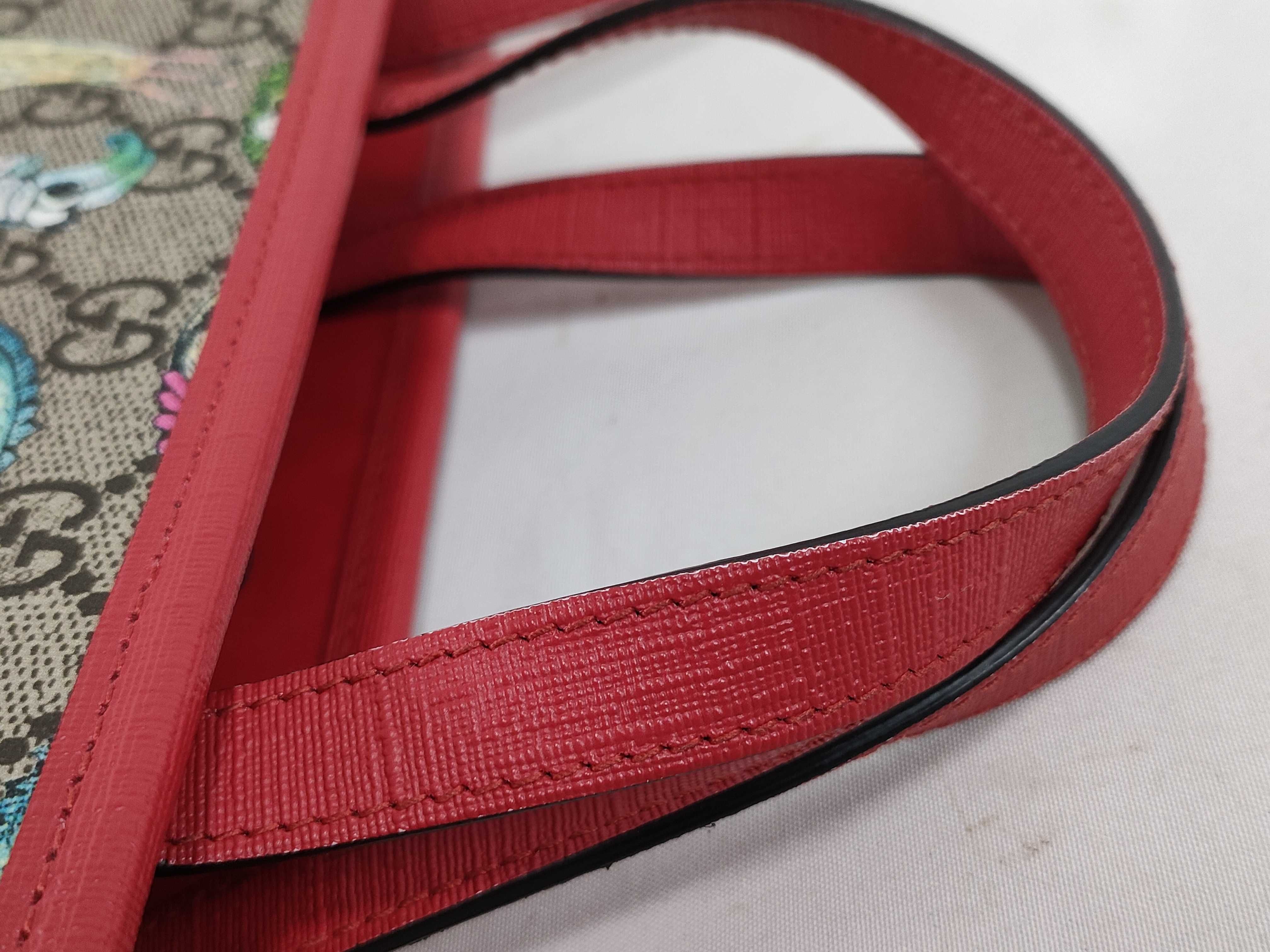 GG Gucci Higuchi Yuko Tote Bag GG Supreme 2-Way Bag Red 612992 Tote Bag — view 3