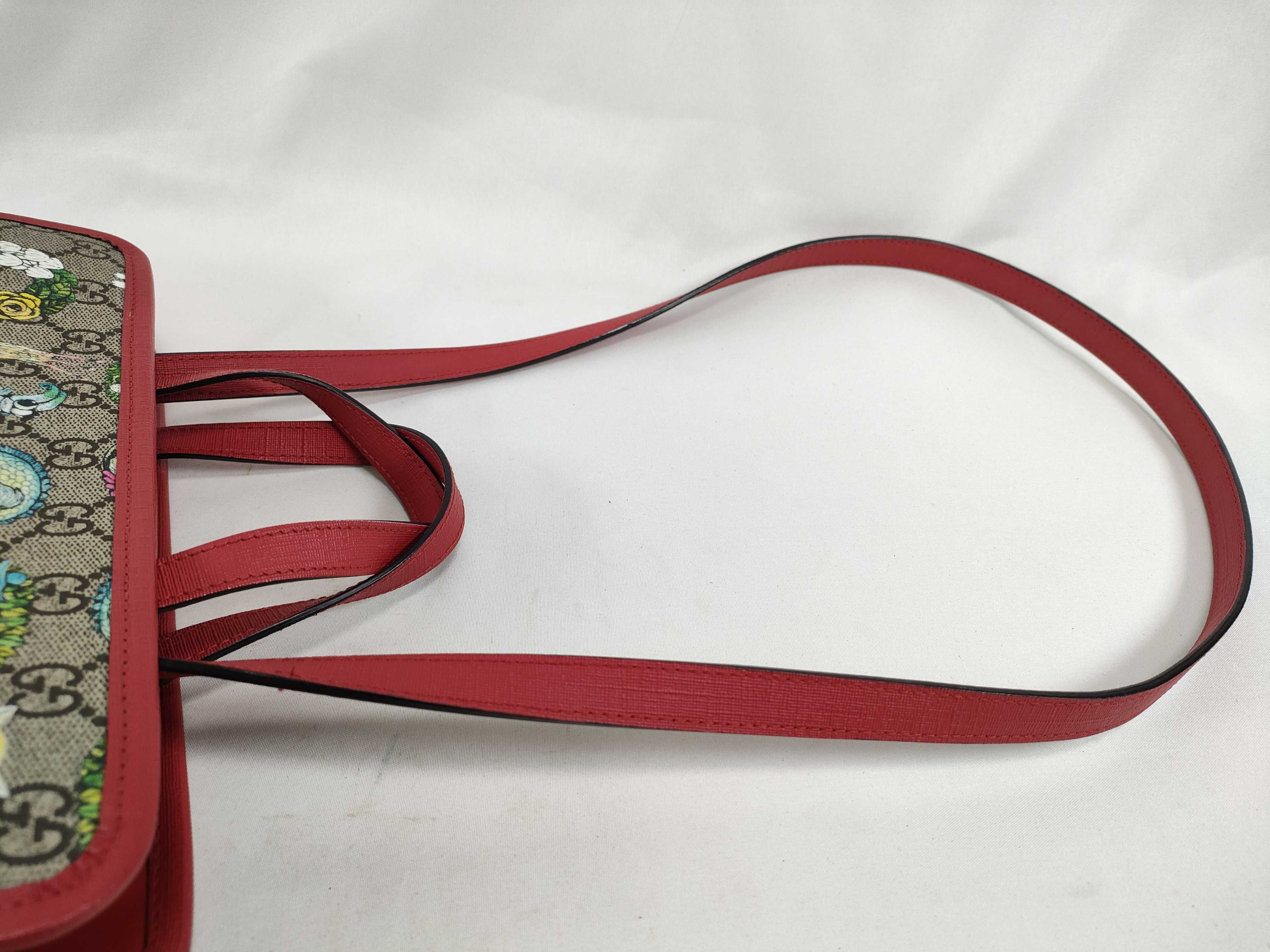 GG Gucci Higuchi Yuko Tote Bag GG Supreme 2-Way Bag Red 612992 Tote Bag — view 6