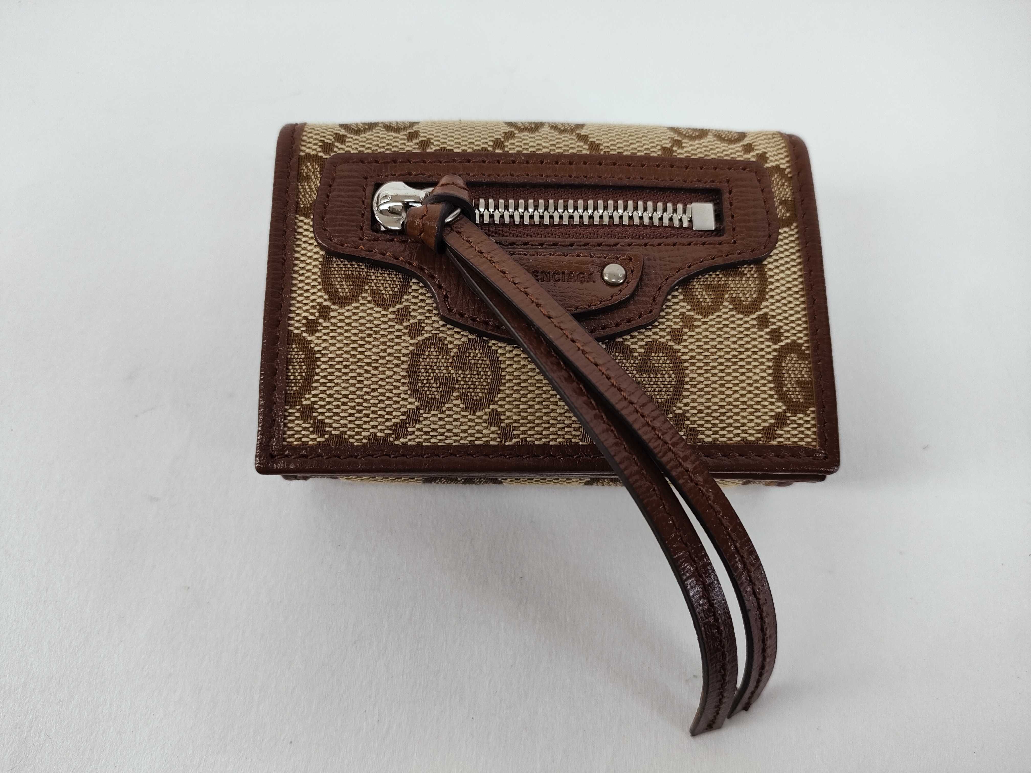 GG Canvas Gucci x Balenciaga The Hacker Project Neo Classic Tri-fold Wallet