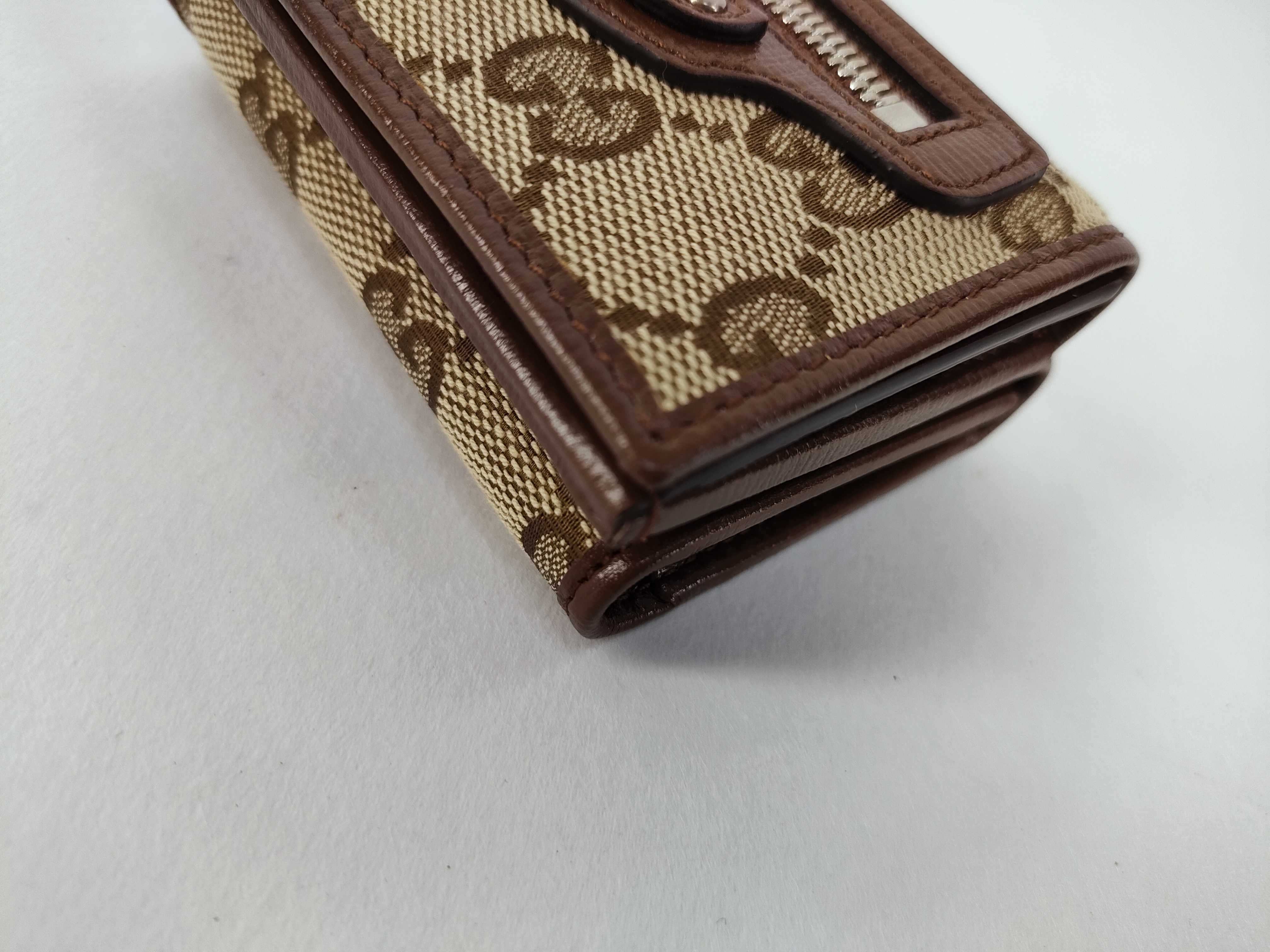 GG Canvas Gucci x Balenciaga The Hacker Project Neo Classic Tri-fold Wallet — view 3