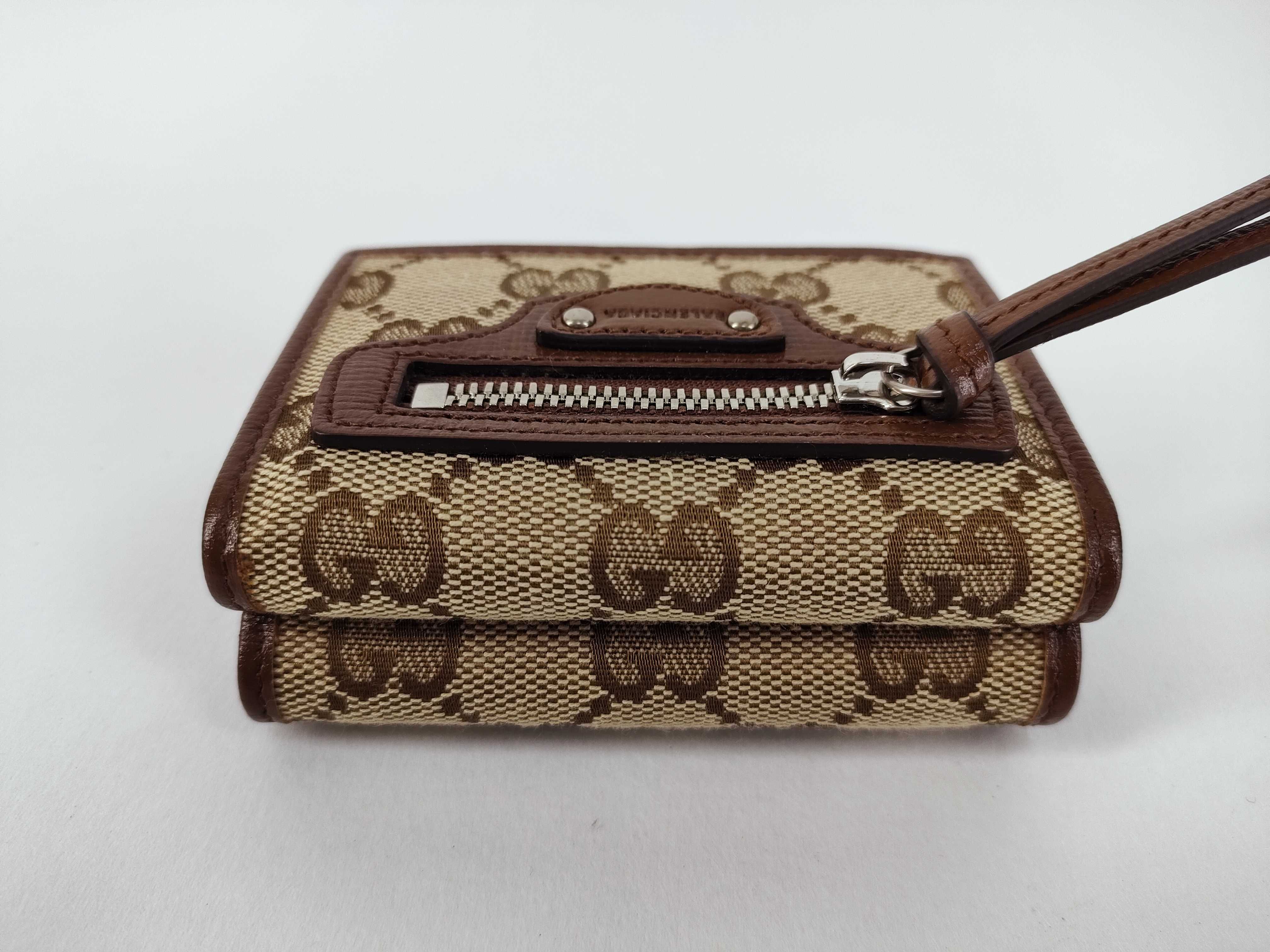 GG Canvas Gucci x Balenciaga The Hacker Project Neo Classic Tri-fold Wallet — view 5