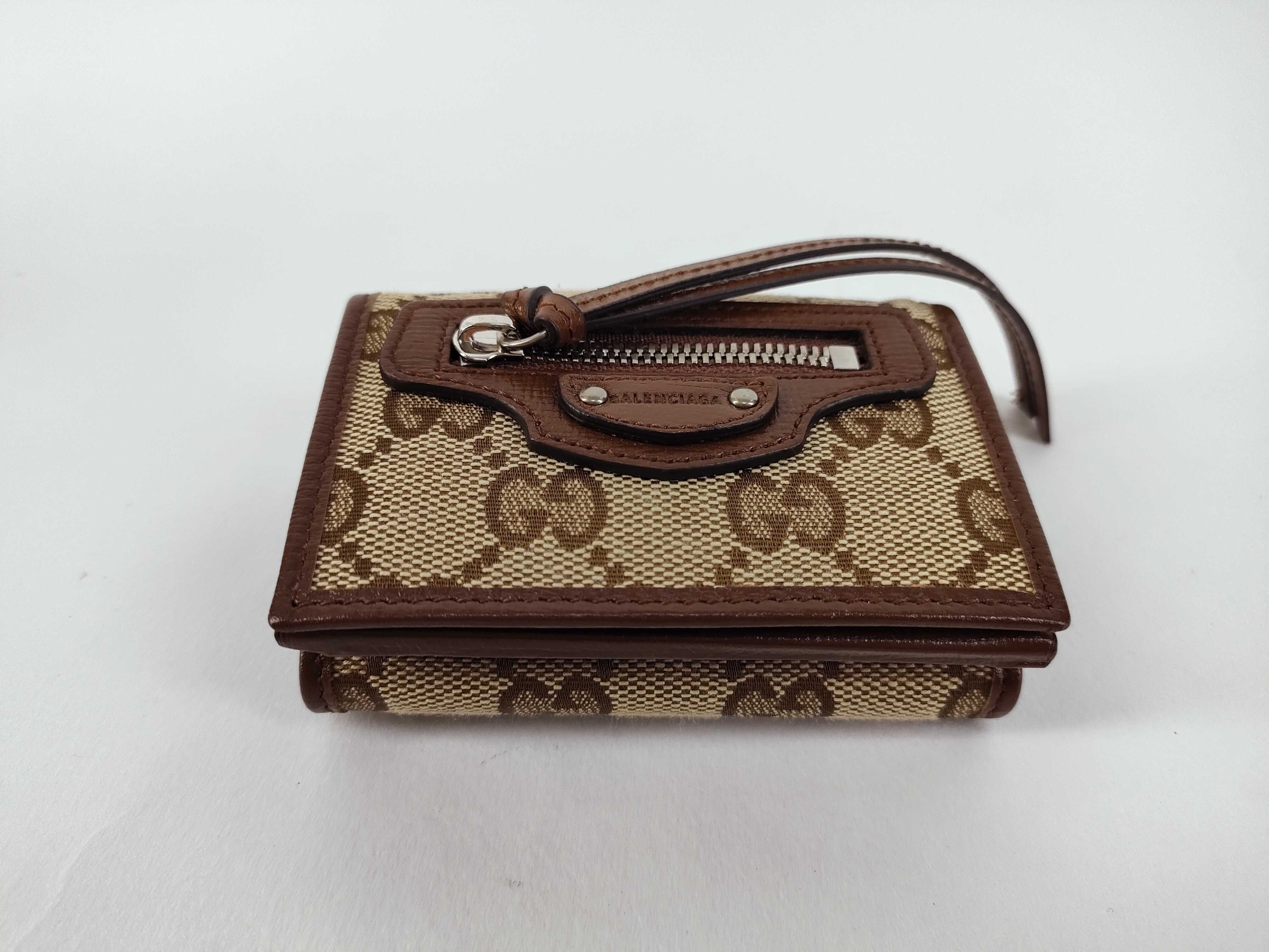 GG Canvas Gucci x Balenciaga The Hacker Project Neo Classic Tri-fold Wallet — view 7