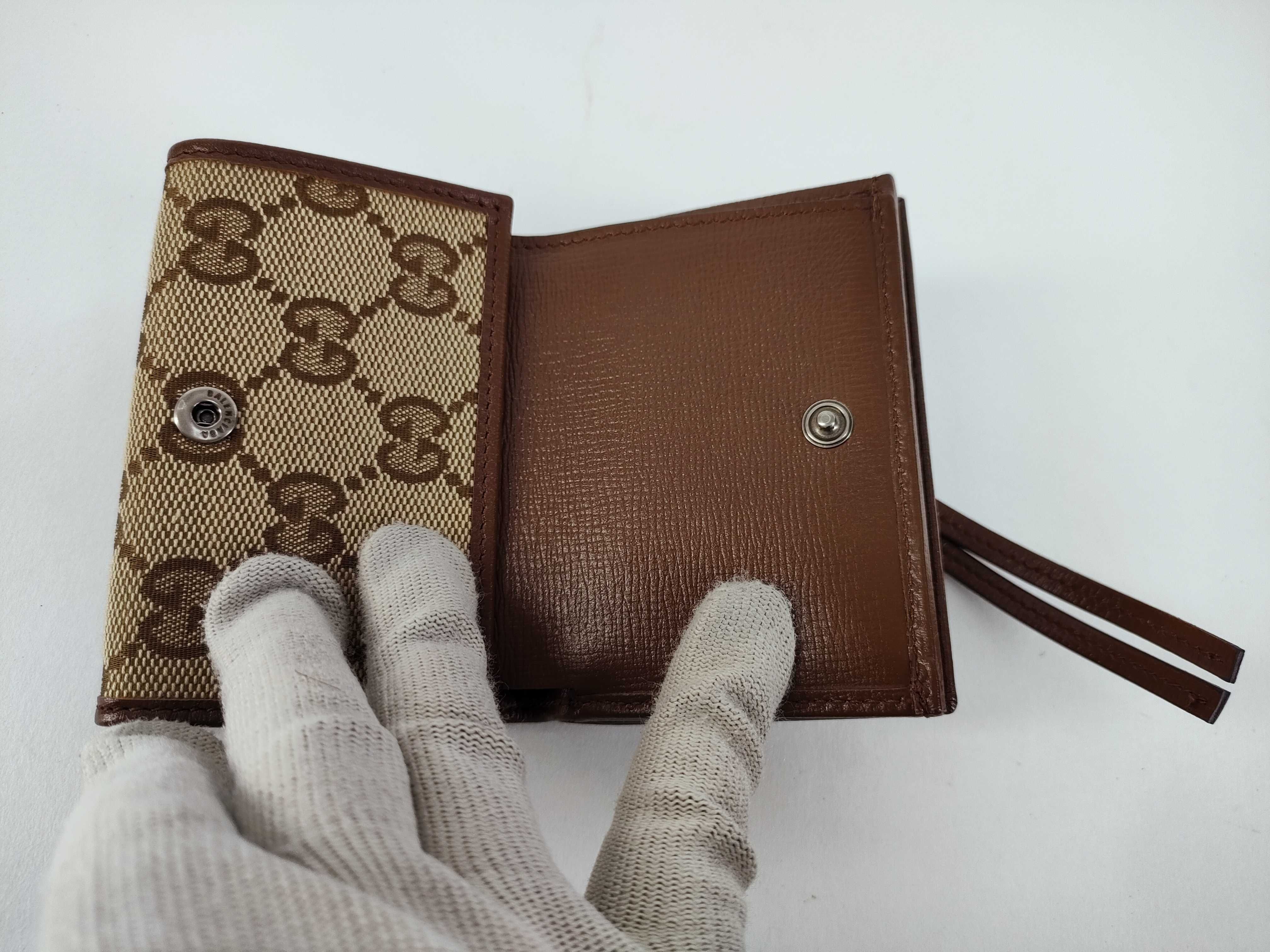 GG Canvas Gucci x Balenciaga The Hacker Project Neo Classic Tri-fold Wallet — view 9