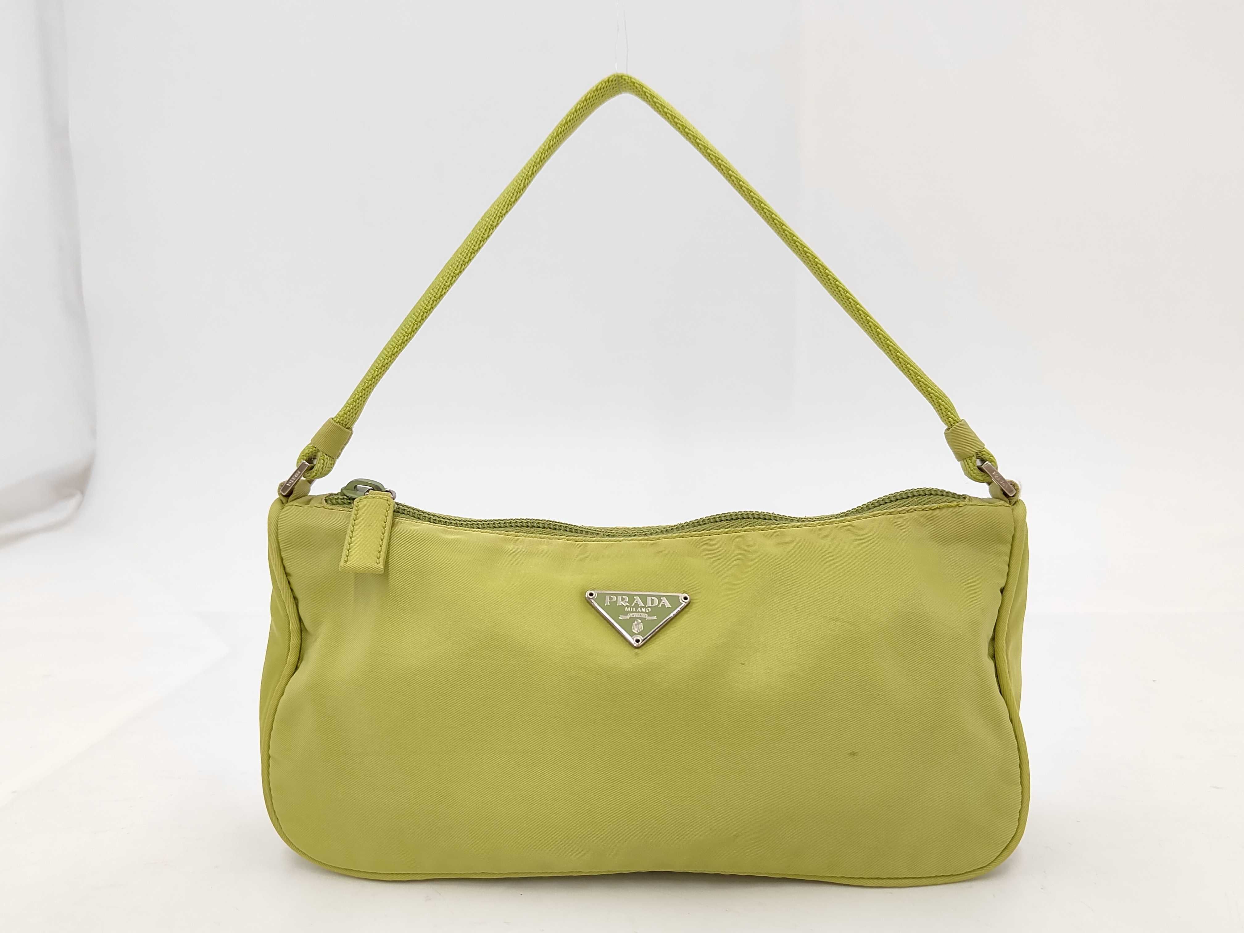 Nylon Triangle Logo Mini Handbag