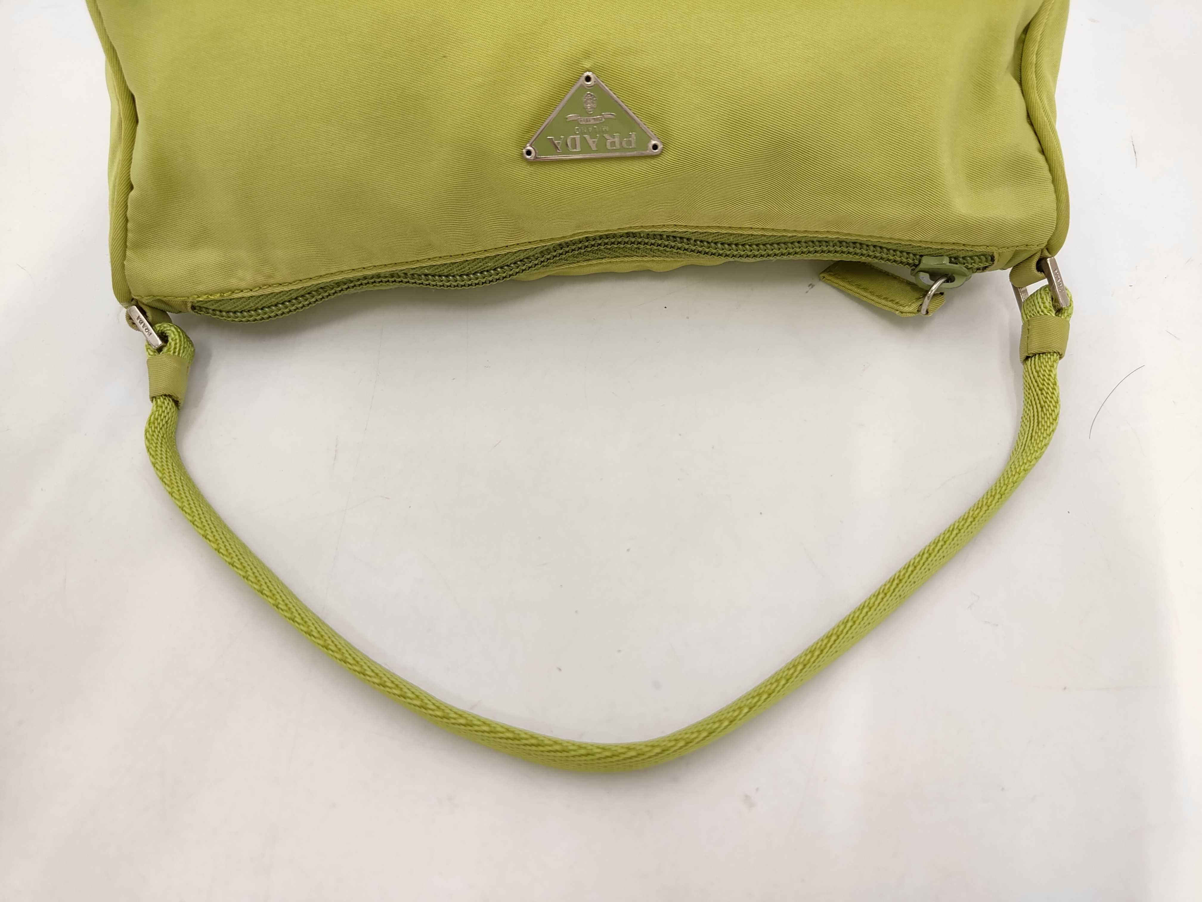 Nylon Triangle Logo Mini Handbag — view 5